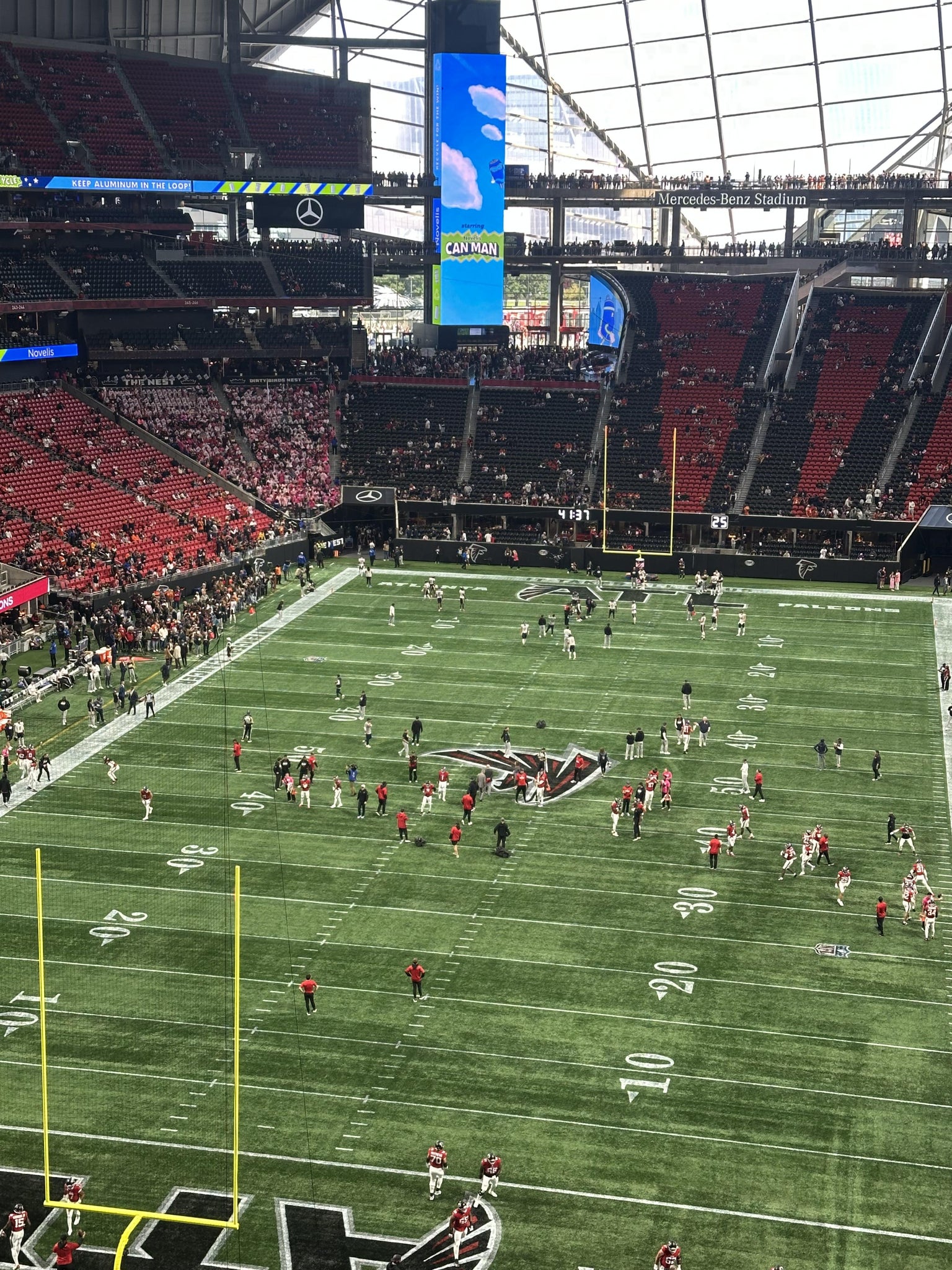 Real Fan View taken from Section 324 at Mercedes-Benz Stadium by Michael C