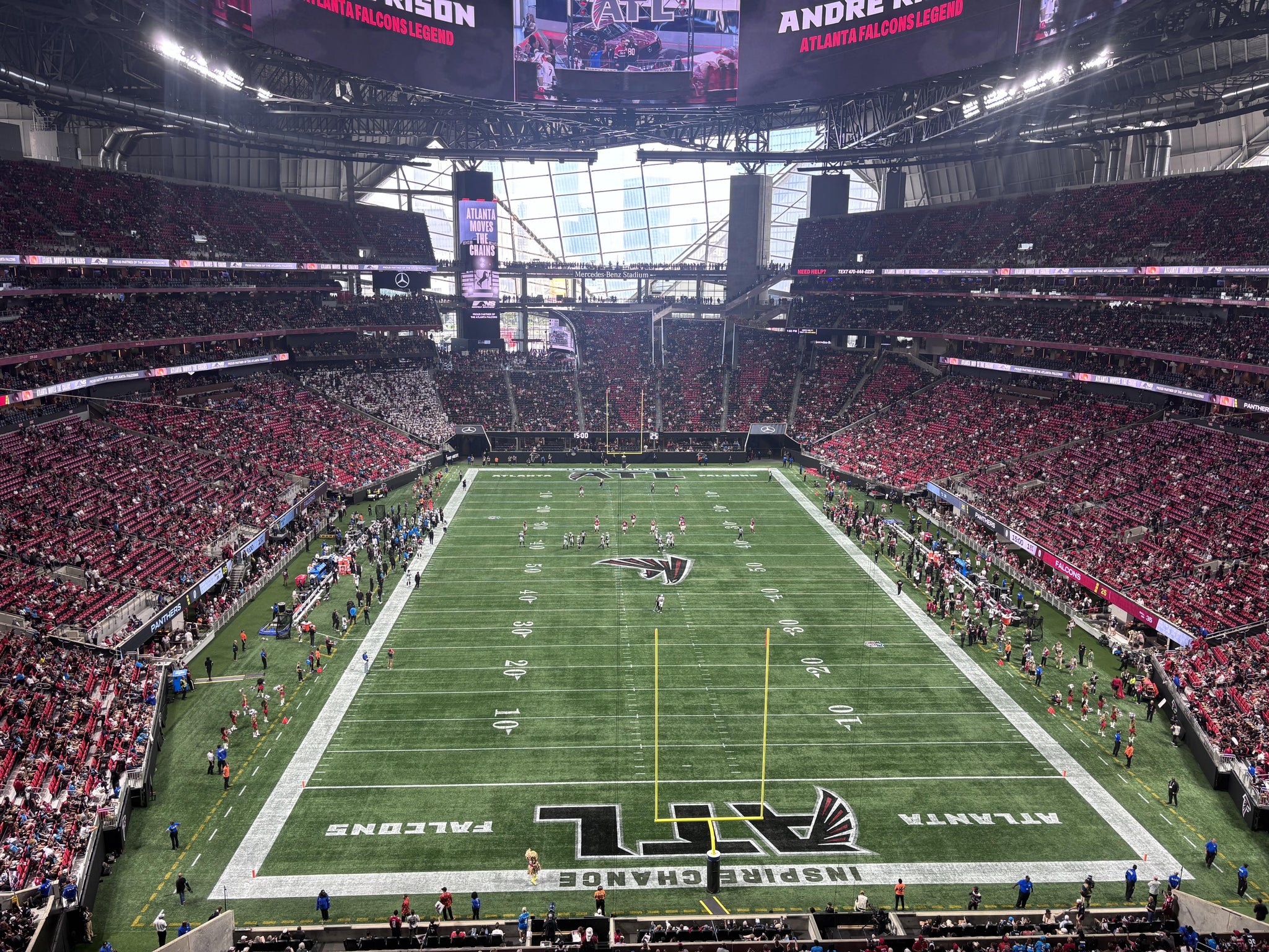Real Fan View taken from Section 326 at Mercedes-Benz Stadium by Anonymous User