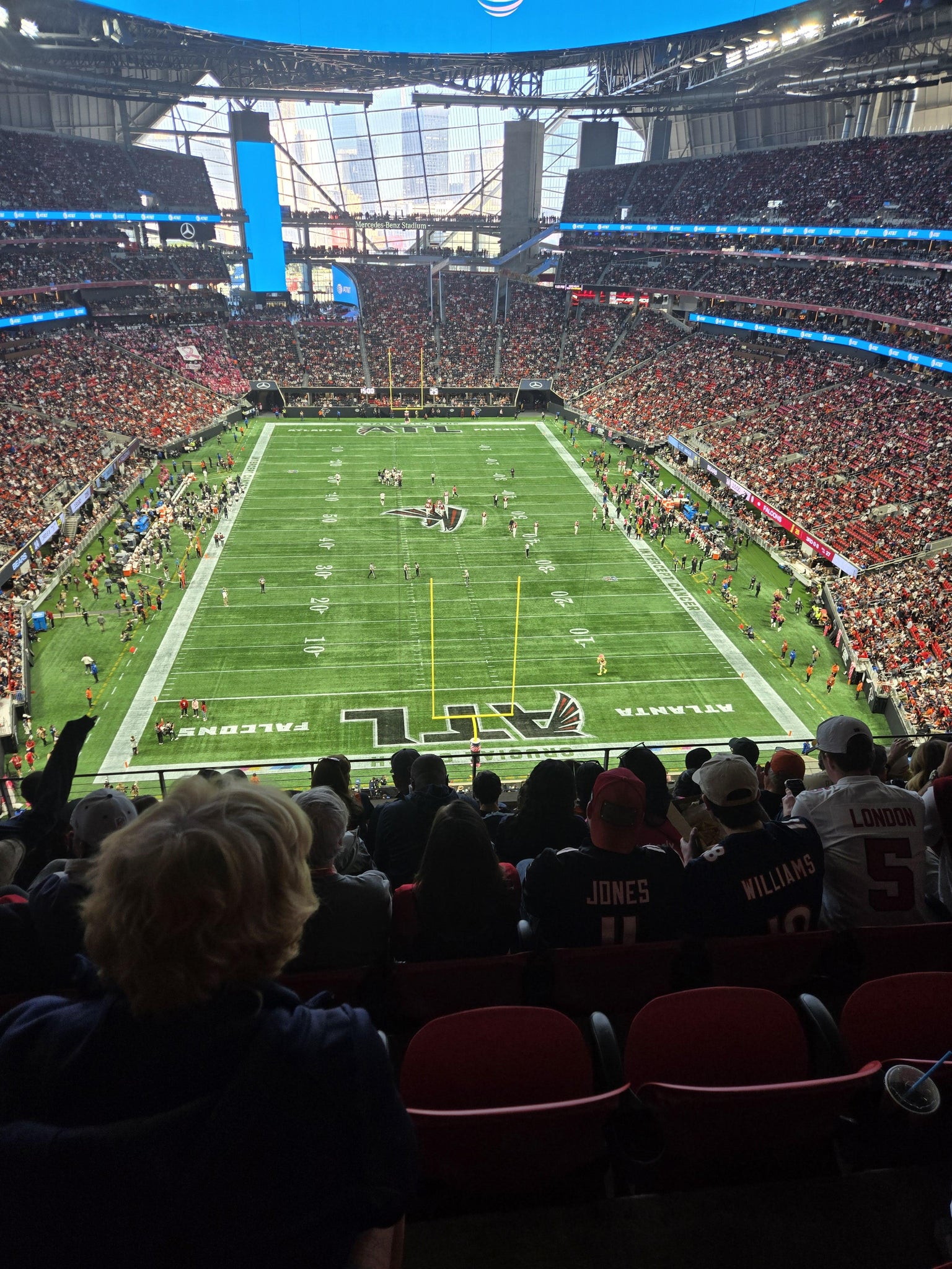 Real Fan View taken from Section 326 at Mercedes-Benz Stadium by Markella M