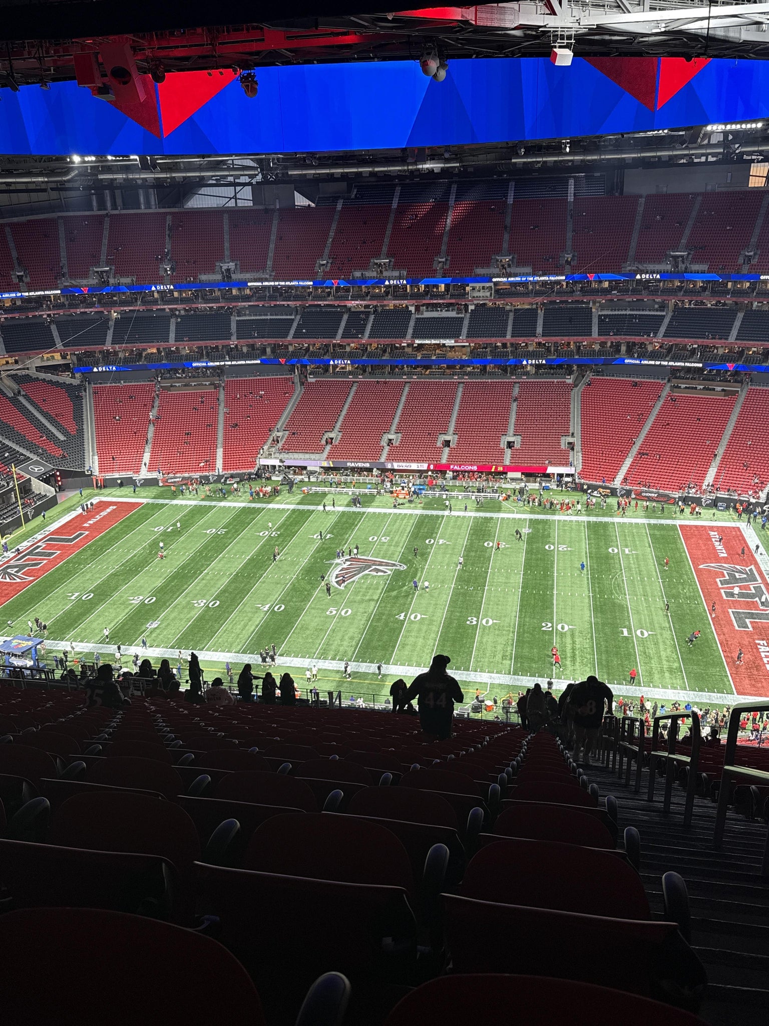 Real Fan View taken from Section 338 at Mercedes-Benz Stadium by De’andre M
