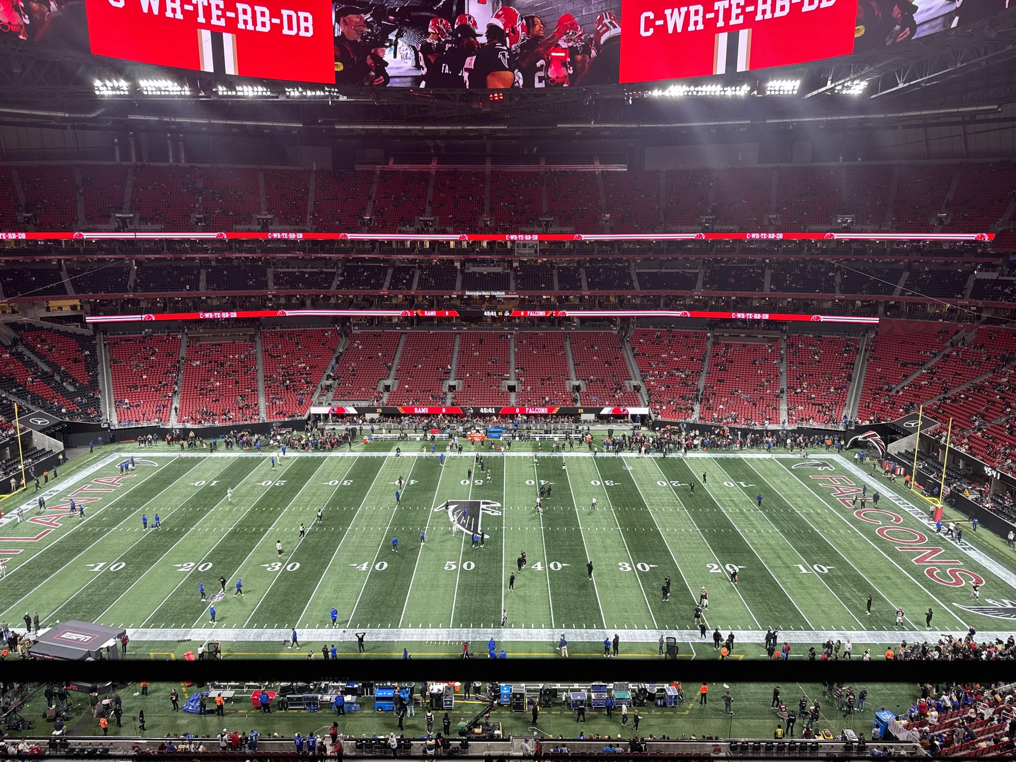 Real Fan View taken from Section 339 at Mercedes-Benz Stadium by Valery H