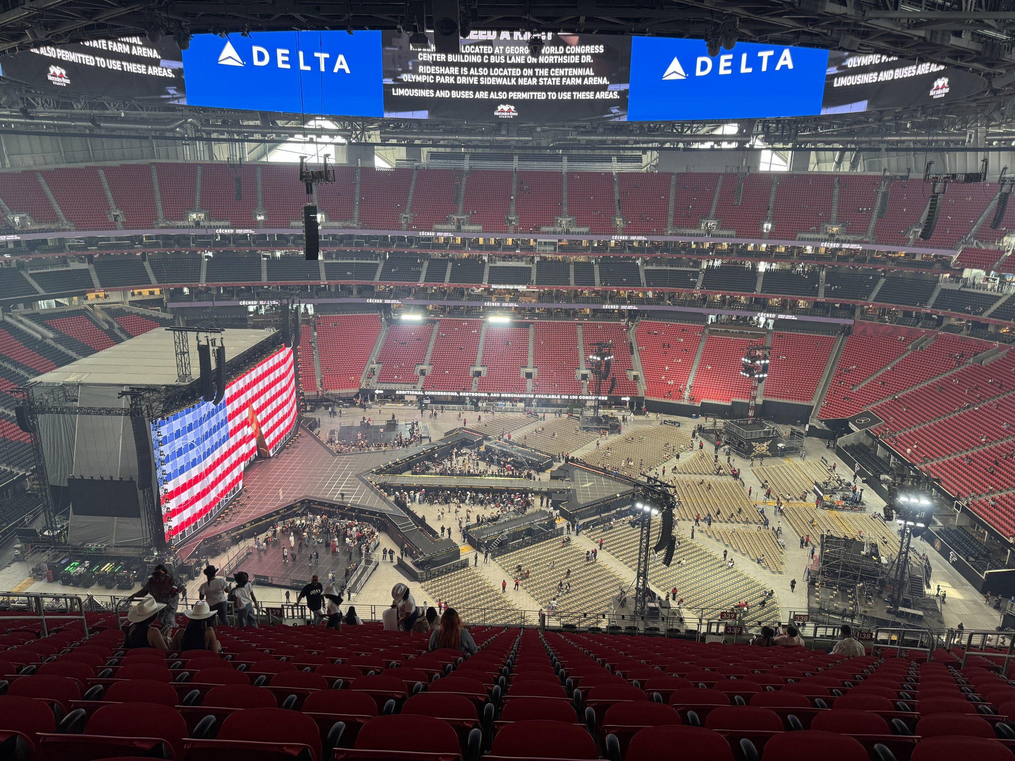 Real Fan View taken from Section 339 at Mercedes-Benz Stadium by Angel M