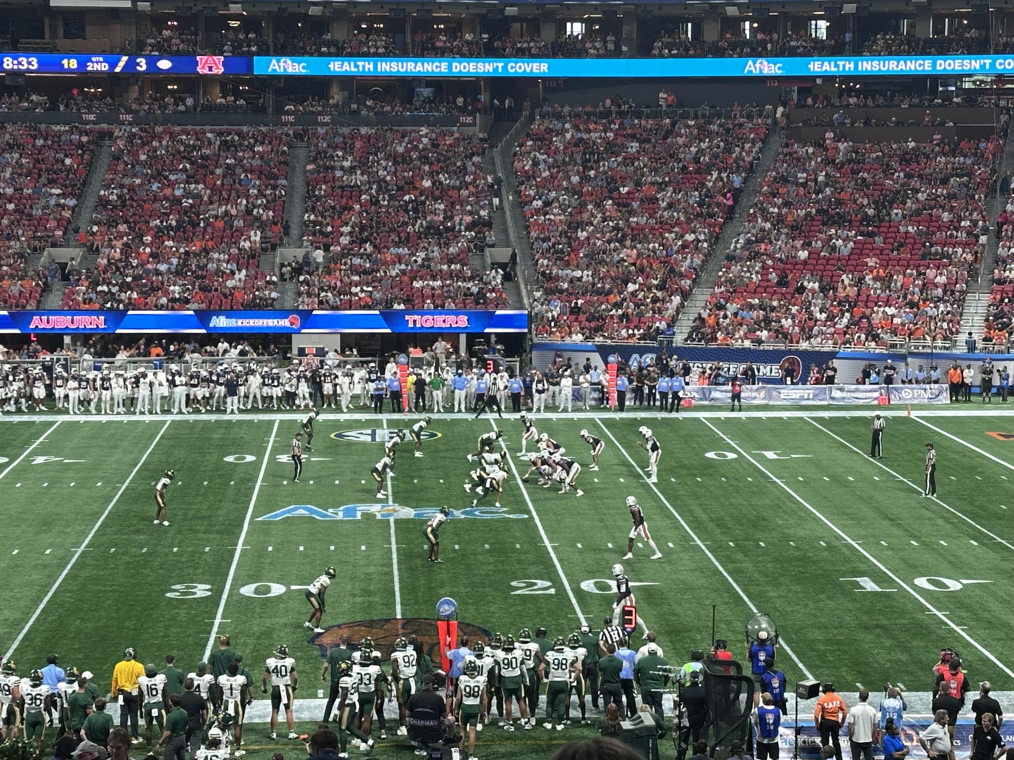 Real Fan View taken from Club 126 at Mercedes-Benz Stadium by Anonymous User