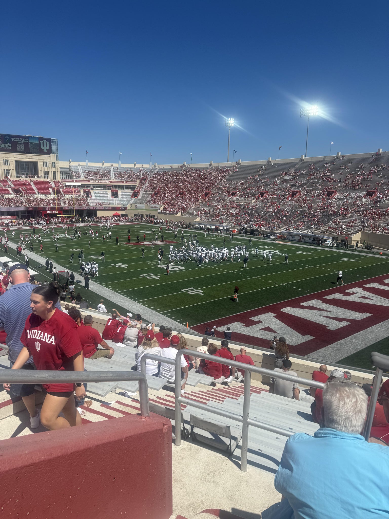Real Fan View taken from Section 1 at Merchants Bank Field at Memorial Stadium by Marc H