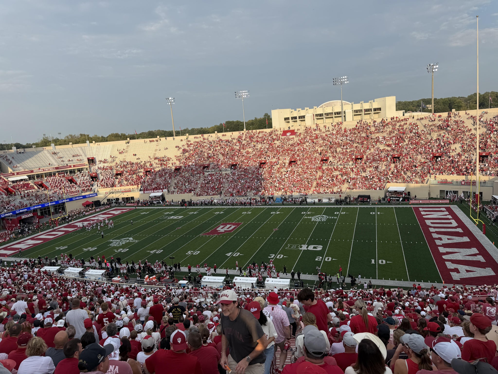 Real Fan View taken from Section 104 at Merchants Bank Field at Memorial Stadium by Violeta A