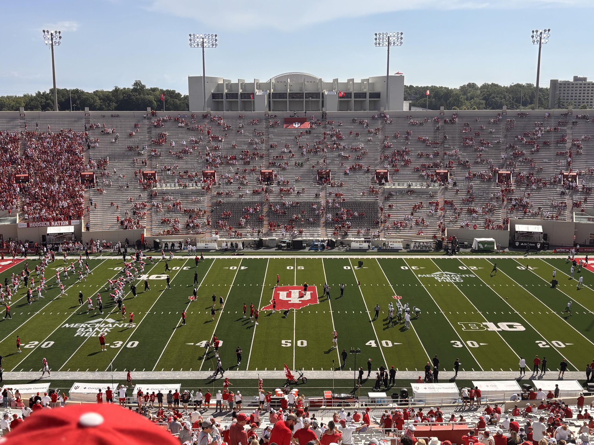 Real Fan View taken from Section 106 at Merchants Bank Field at Memorial Stadium by Dennis B
