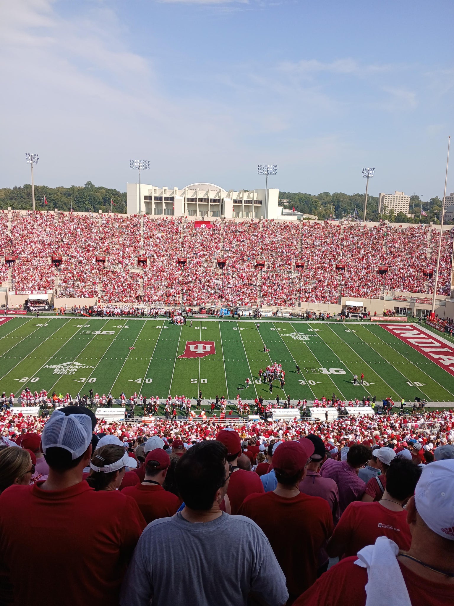 Real Fan View taken from Section 106 at Merchants Bank Field at Memorial Stadium by Michael K