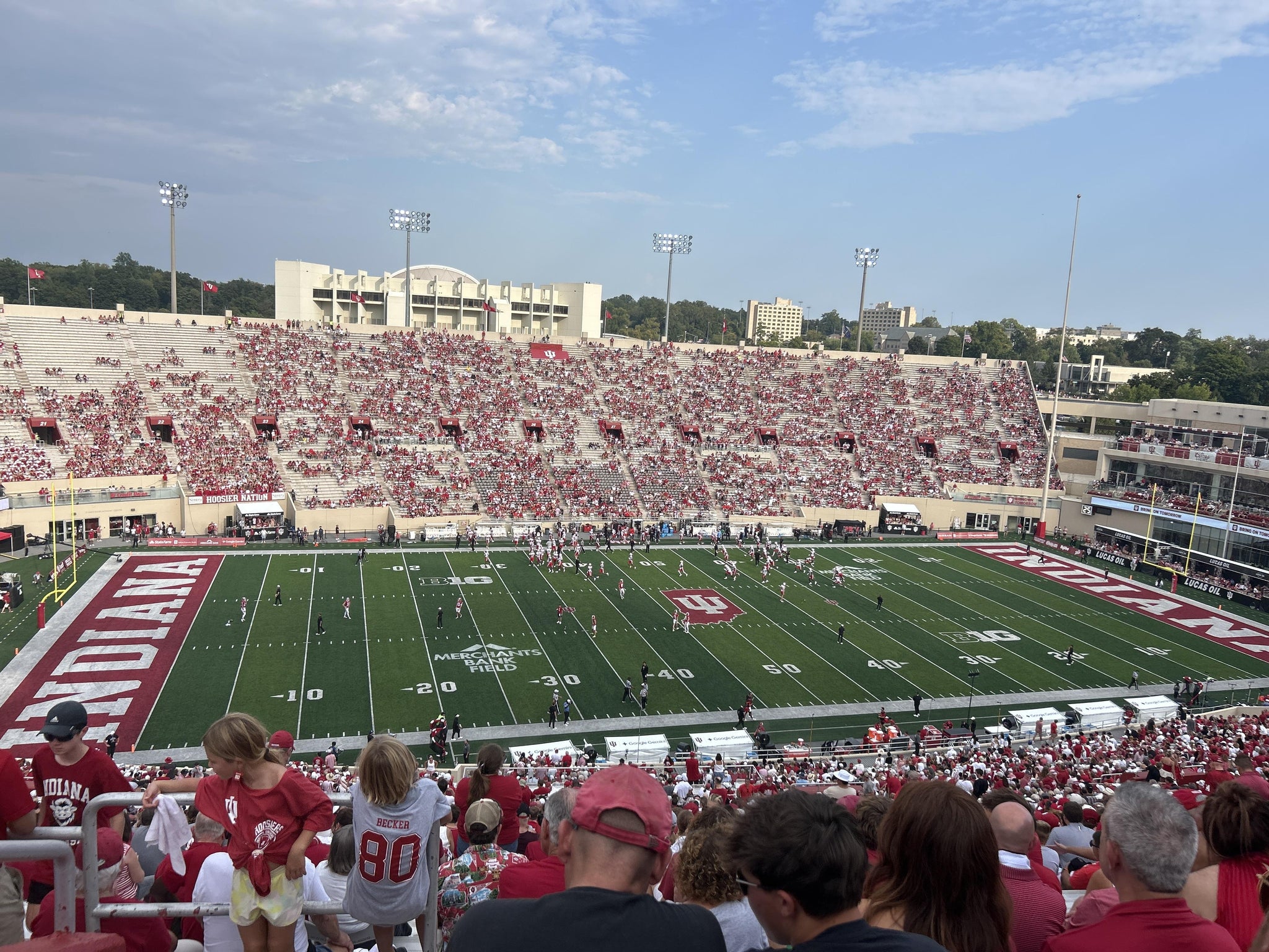 Real Fan View taken from Section 109 at Merchants Bank Field at Memorial Stadium by Cathy W