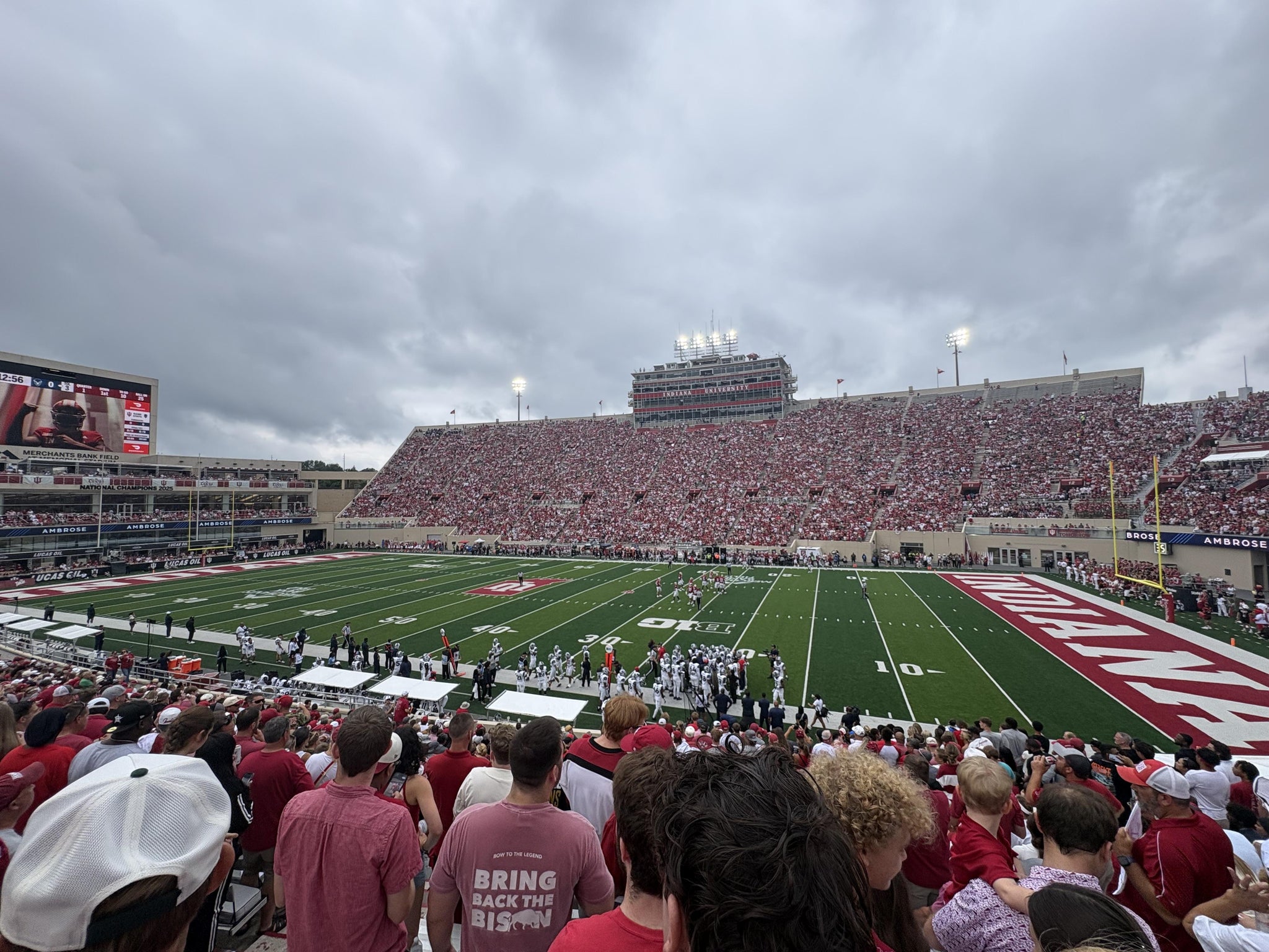 Real Fan View taken from Section 24 at Merchants Bank Field at Memorial Stadium by Grant R