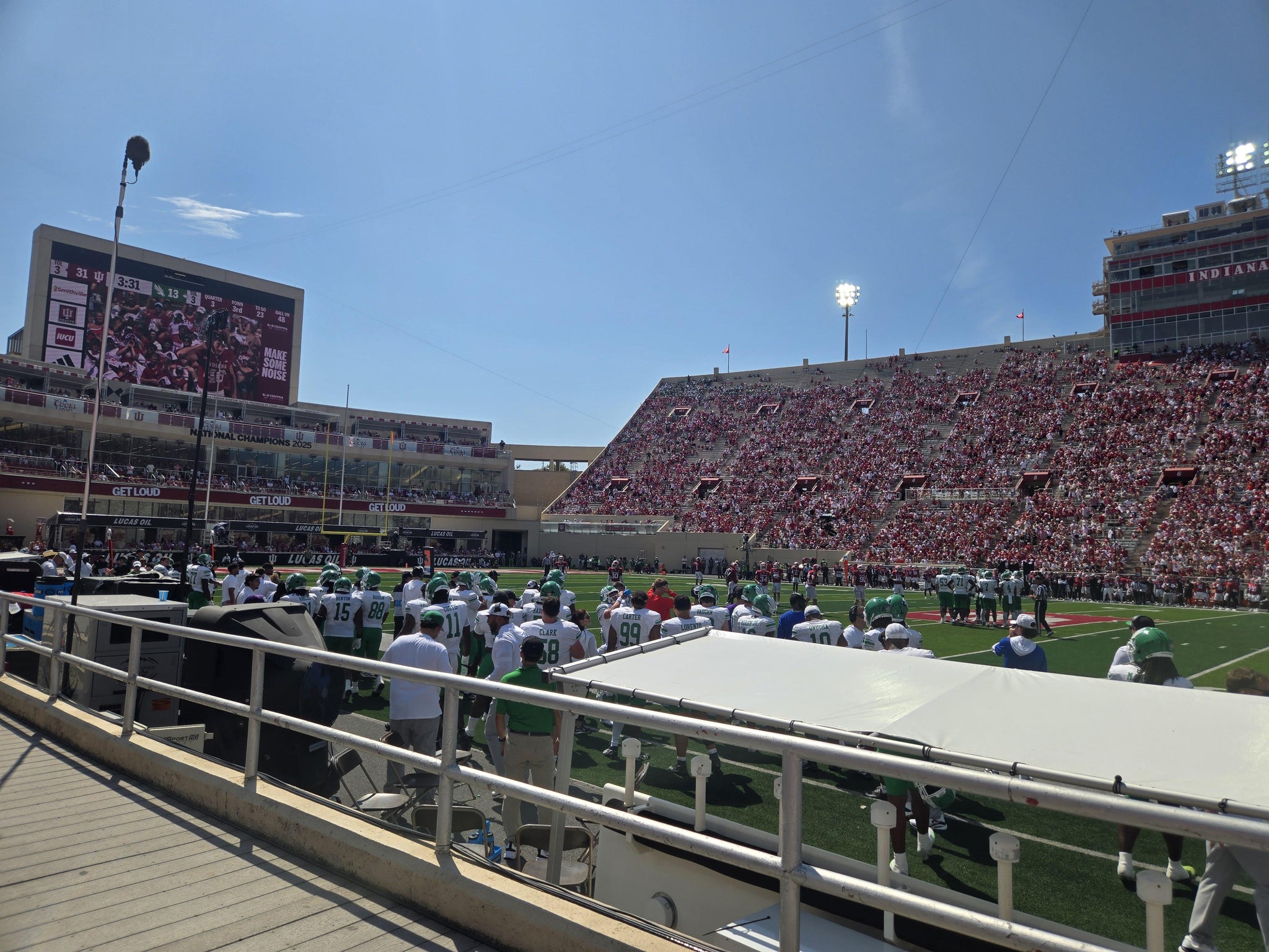 Real Fan View taken from Section 25 at Merchants Bank Field at Memorial Stadium by Angeline B