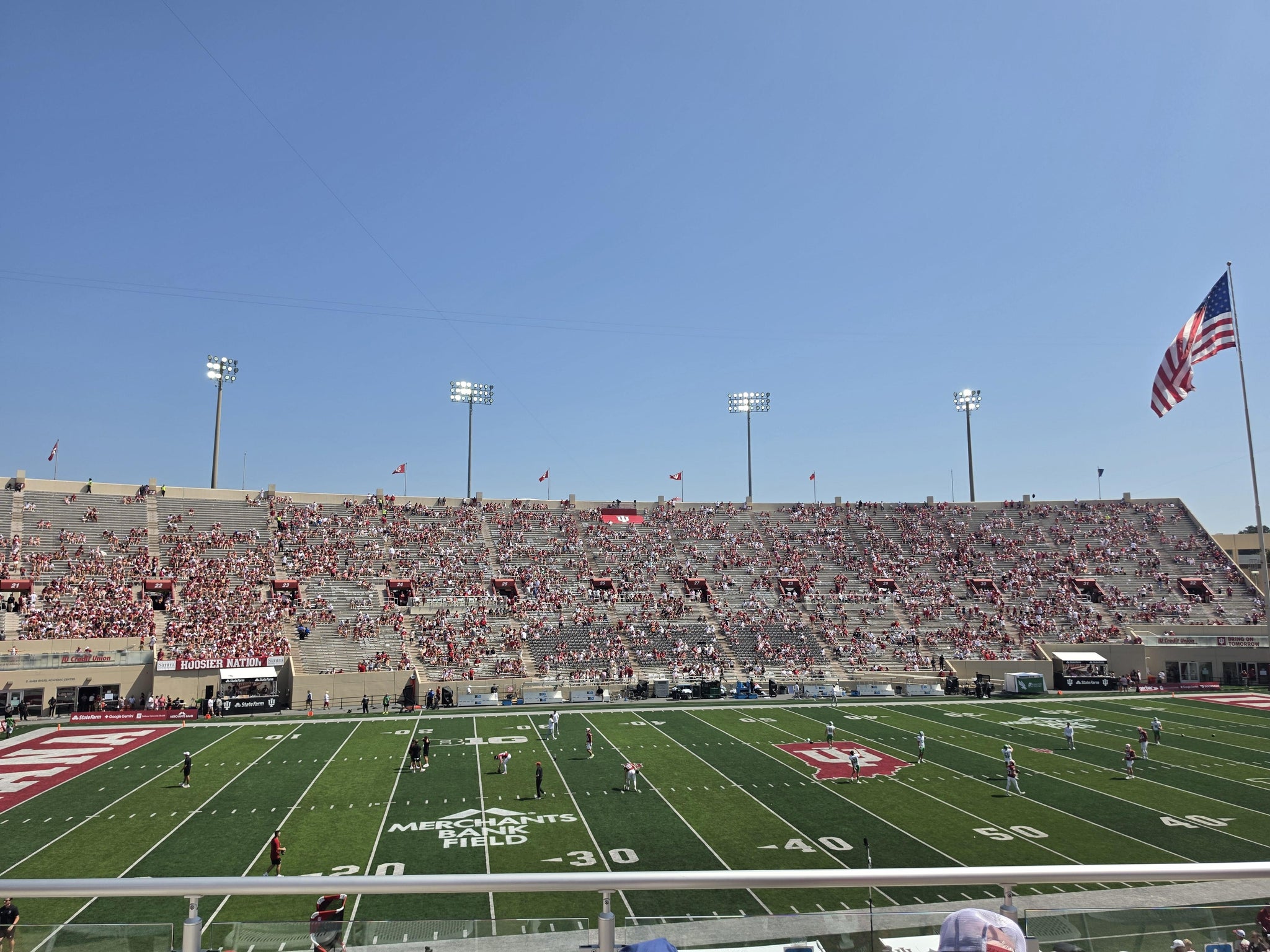 Real Fan View taken from Section 8 at Merchants Bank Field at Memorial Stadium by Michael W