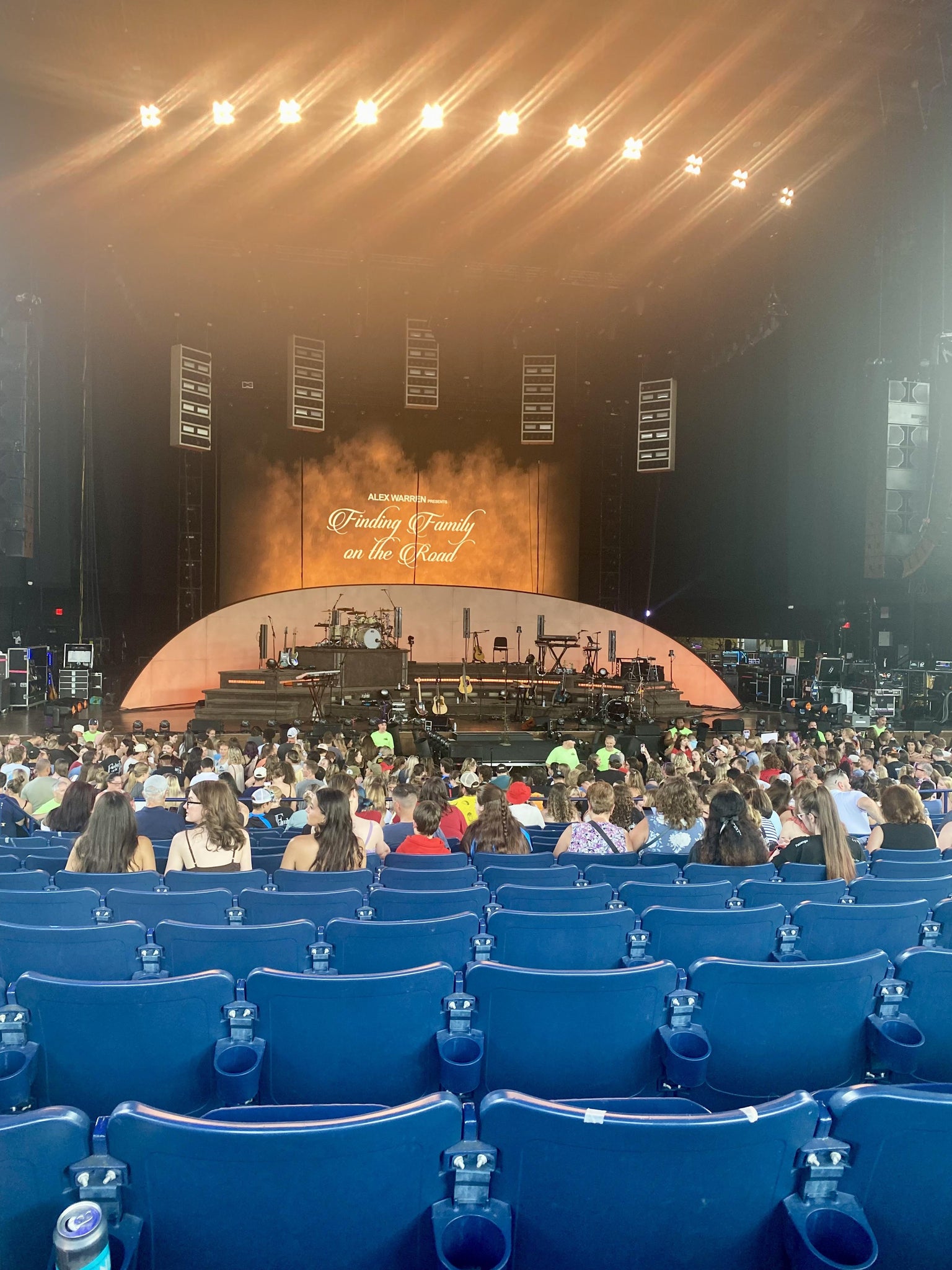 Real Fan View taken from Section 200 at Merriweather Post Pavilion by Melissa C