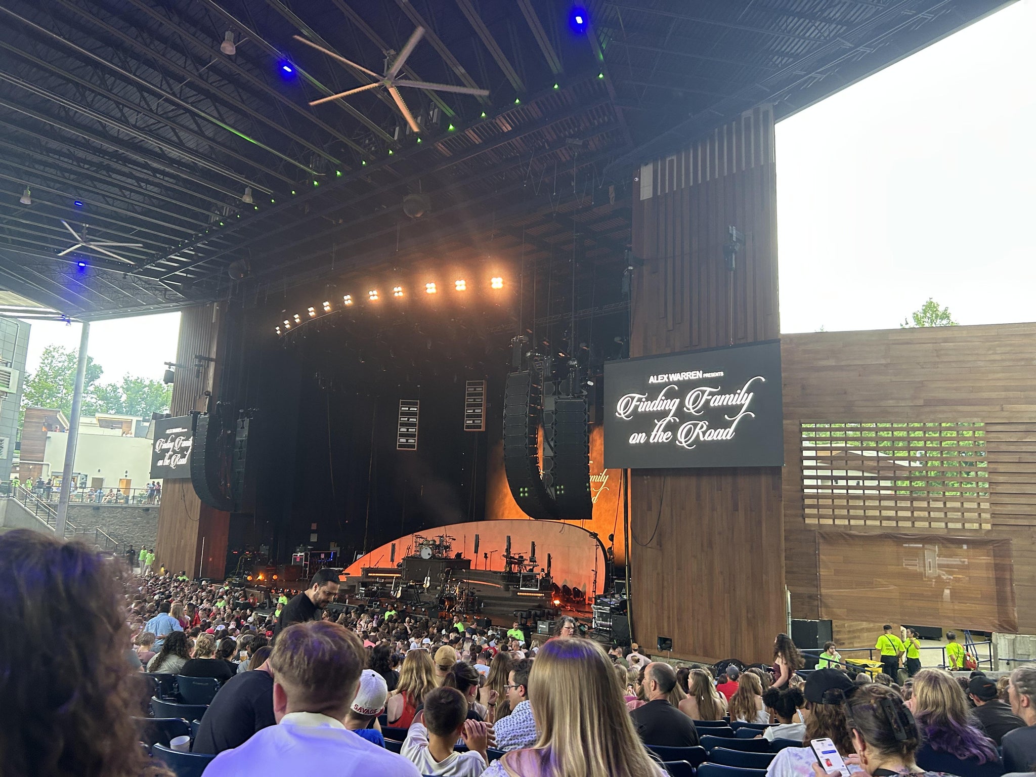 Real Fan View taken from Section 203 at Merriweather Post Pavilion by Mia O