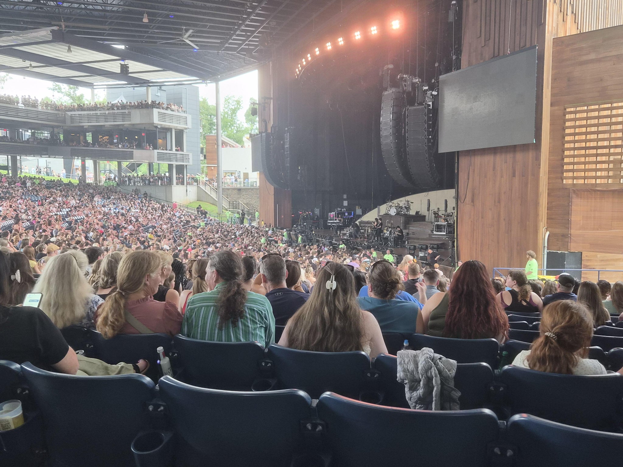 Real Fan View taken from Section 203 at Merriweather Post Pavilion by Makenzi H
