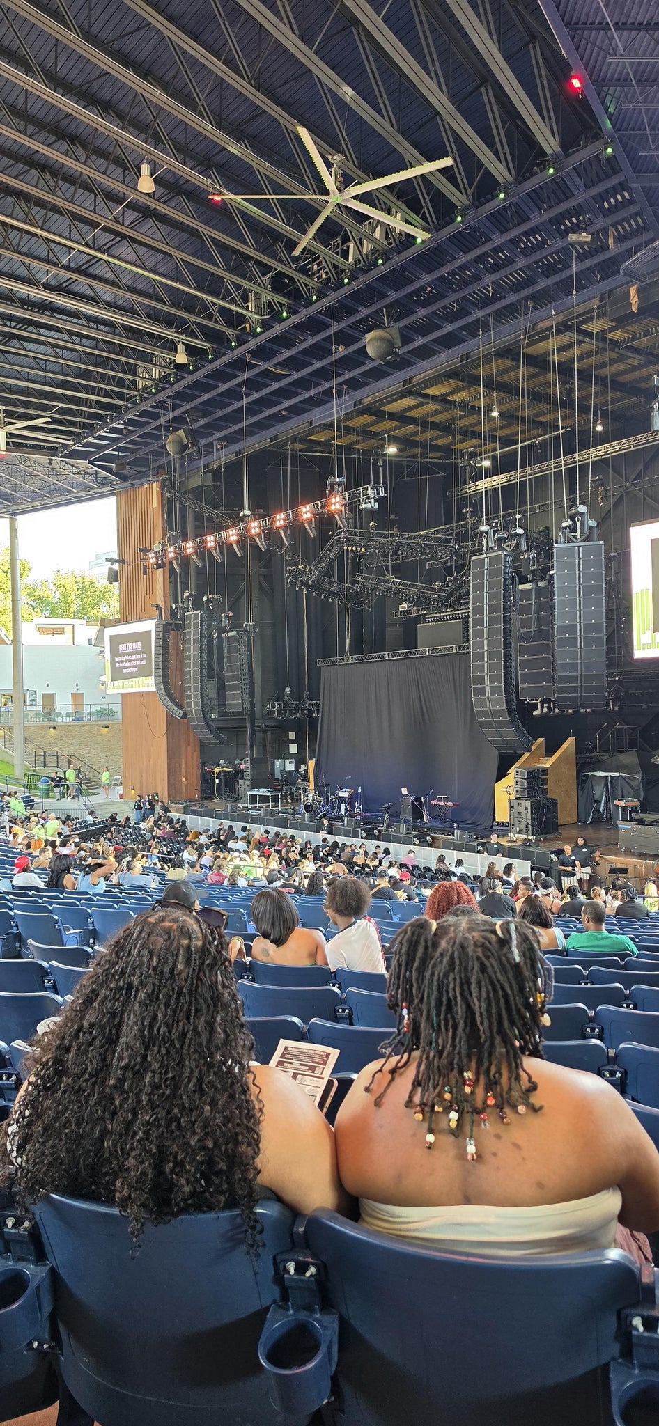 Real Fan View taken from Section 203 at Merriweather Post Pavilion by Kayla A
