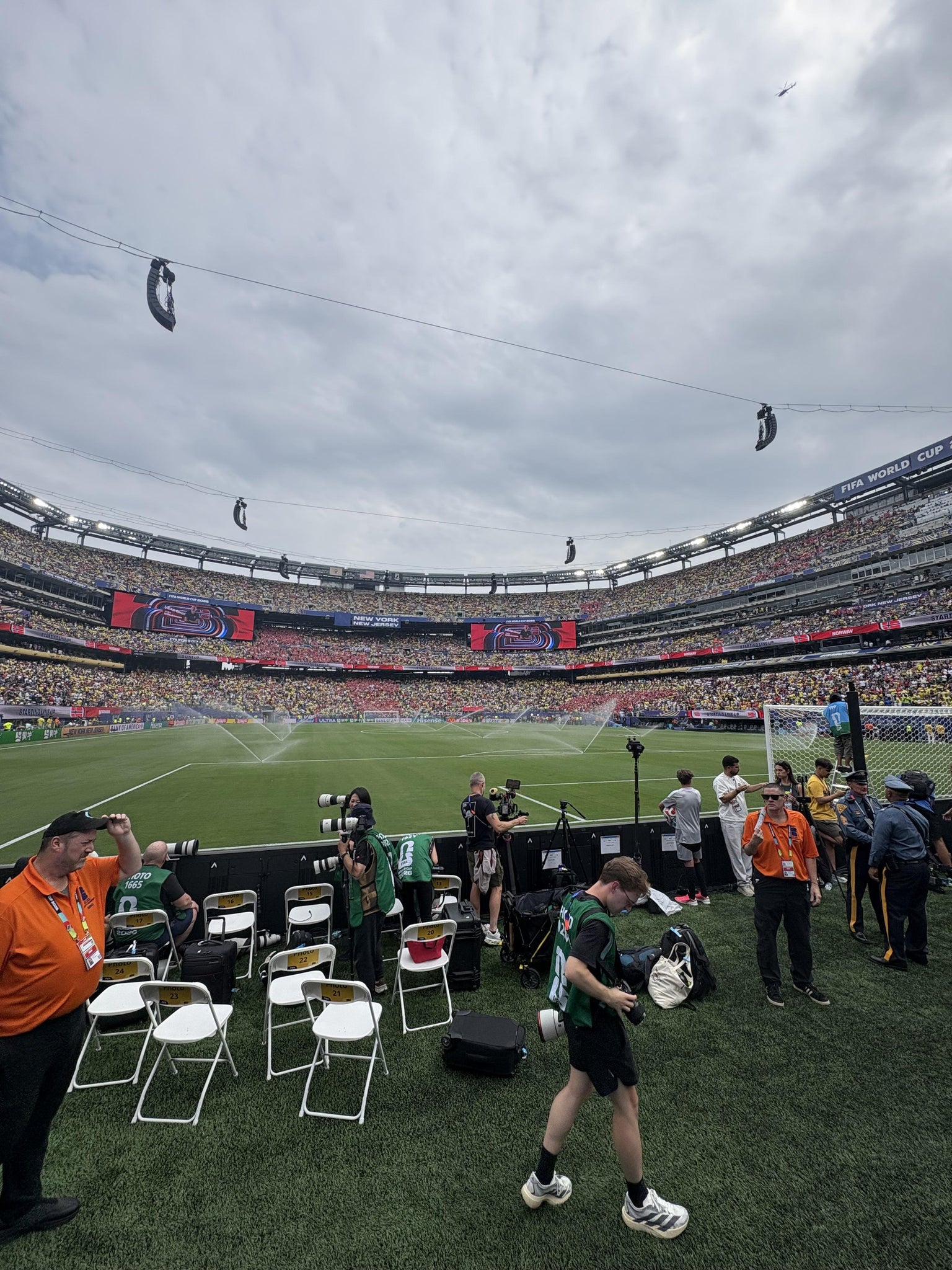 Real Fan View taken from Section 103 at MetLife Stadium by Elijah C