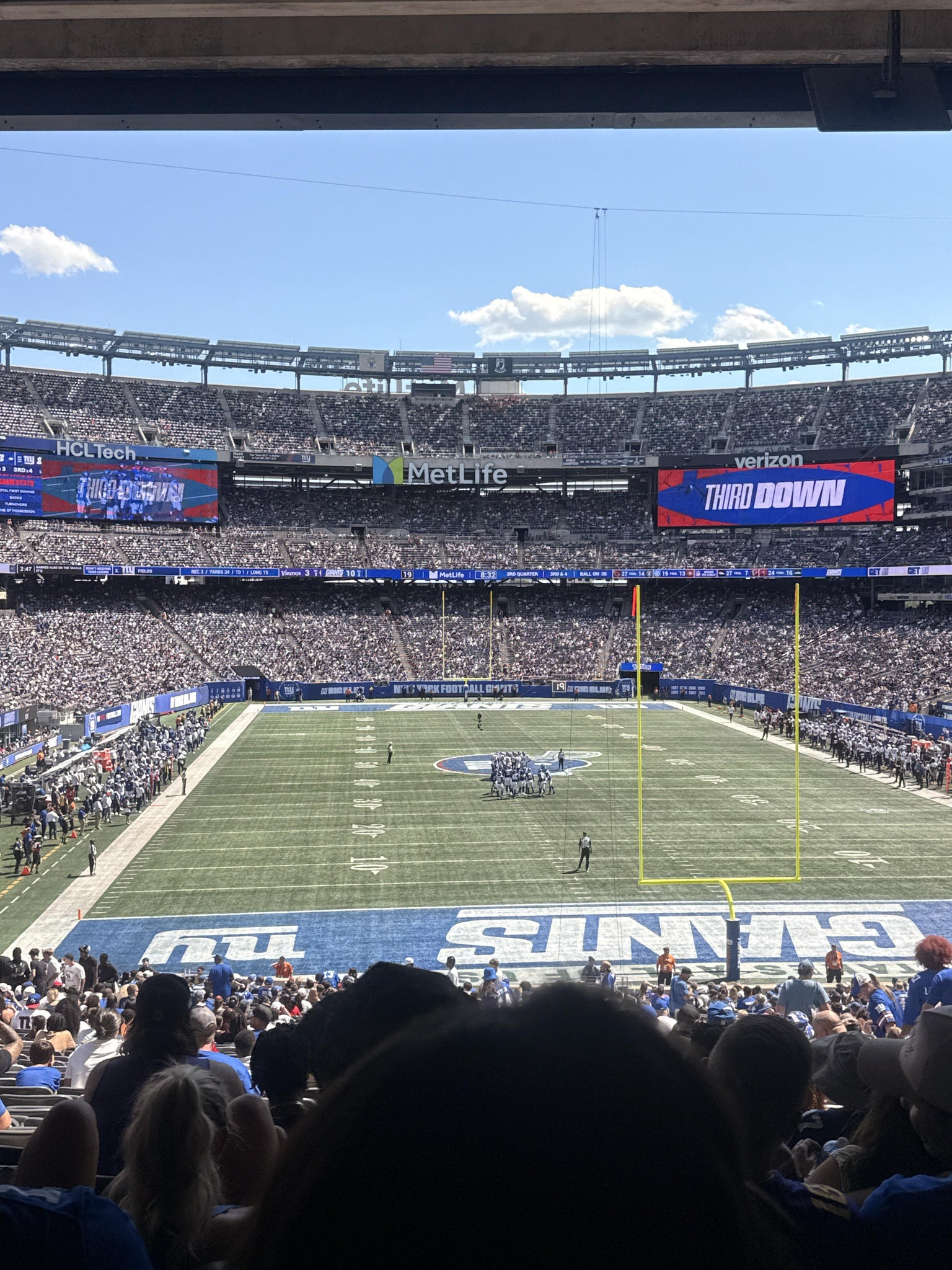 Real Fan View taken from Section 103 at MetLife Stadium by Anthony F