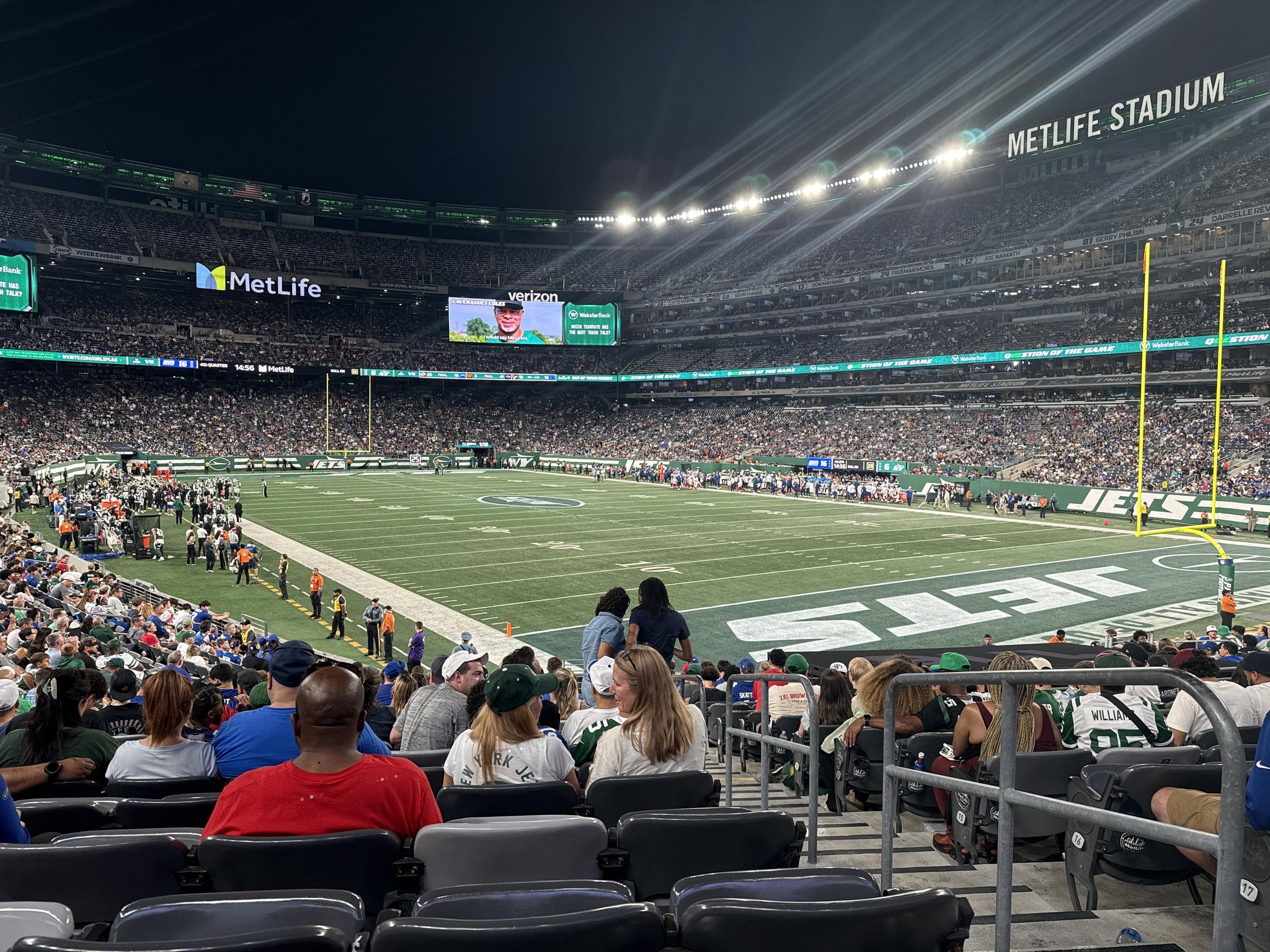 Real Fan View taken from Section 106 at MetLife Stadium by Robert M