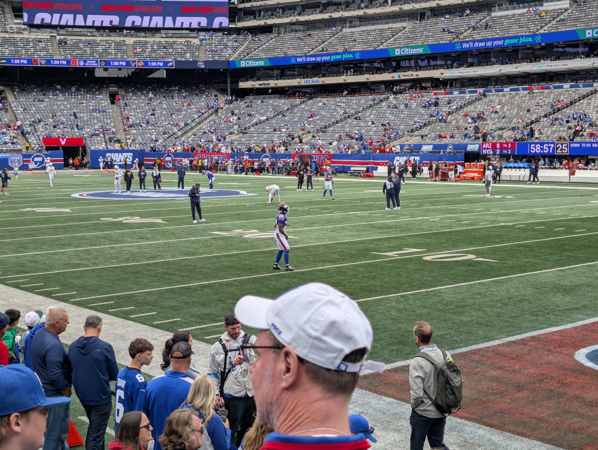 Real Fan View taken from Section 108 at MetLife Stadium by Jose G