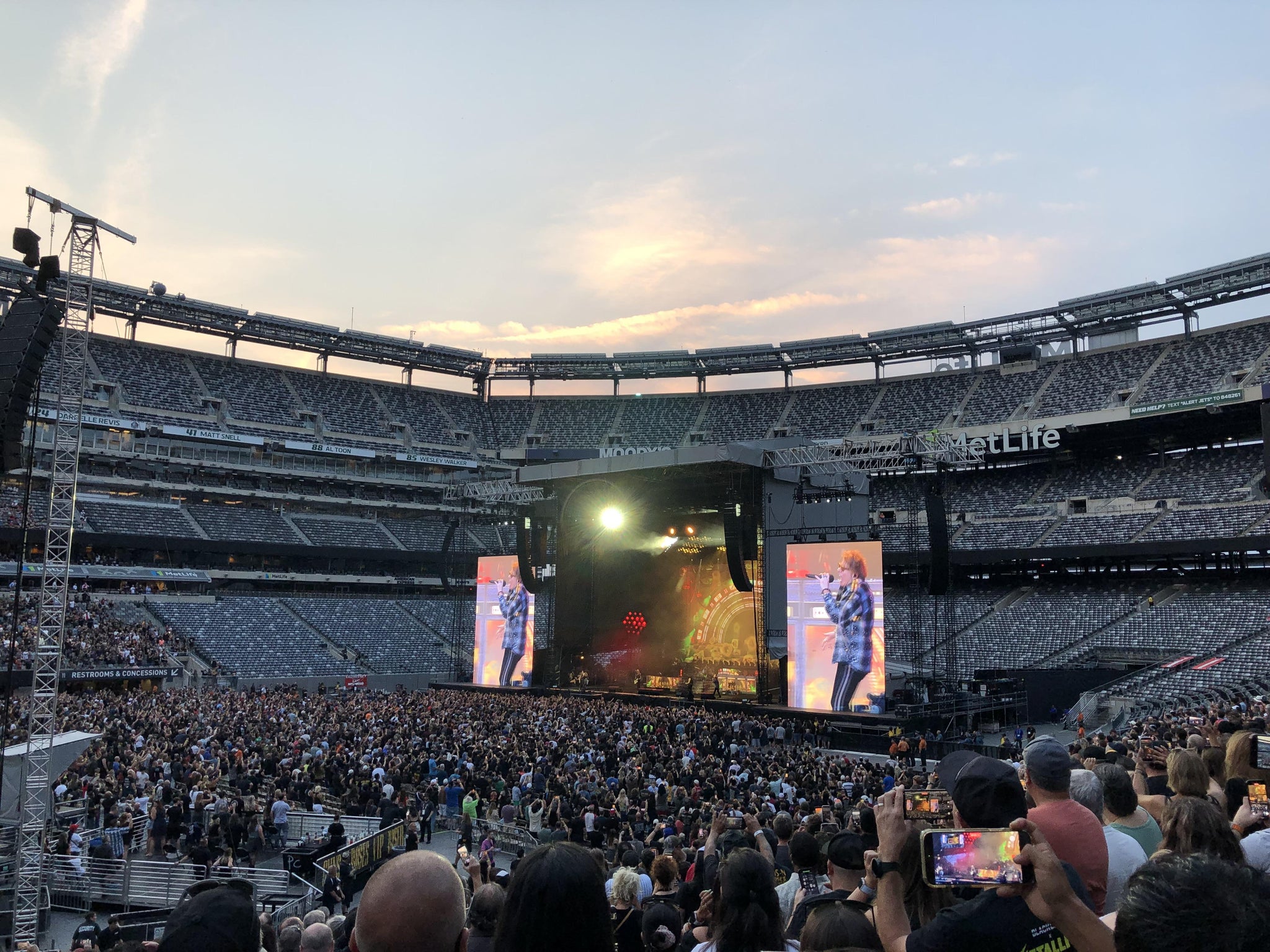 Real Fan View taken from Section 115 A at MetLife Stadium by Joan L