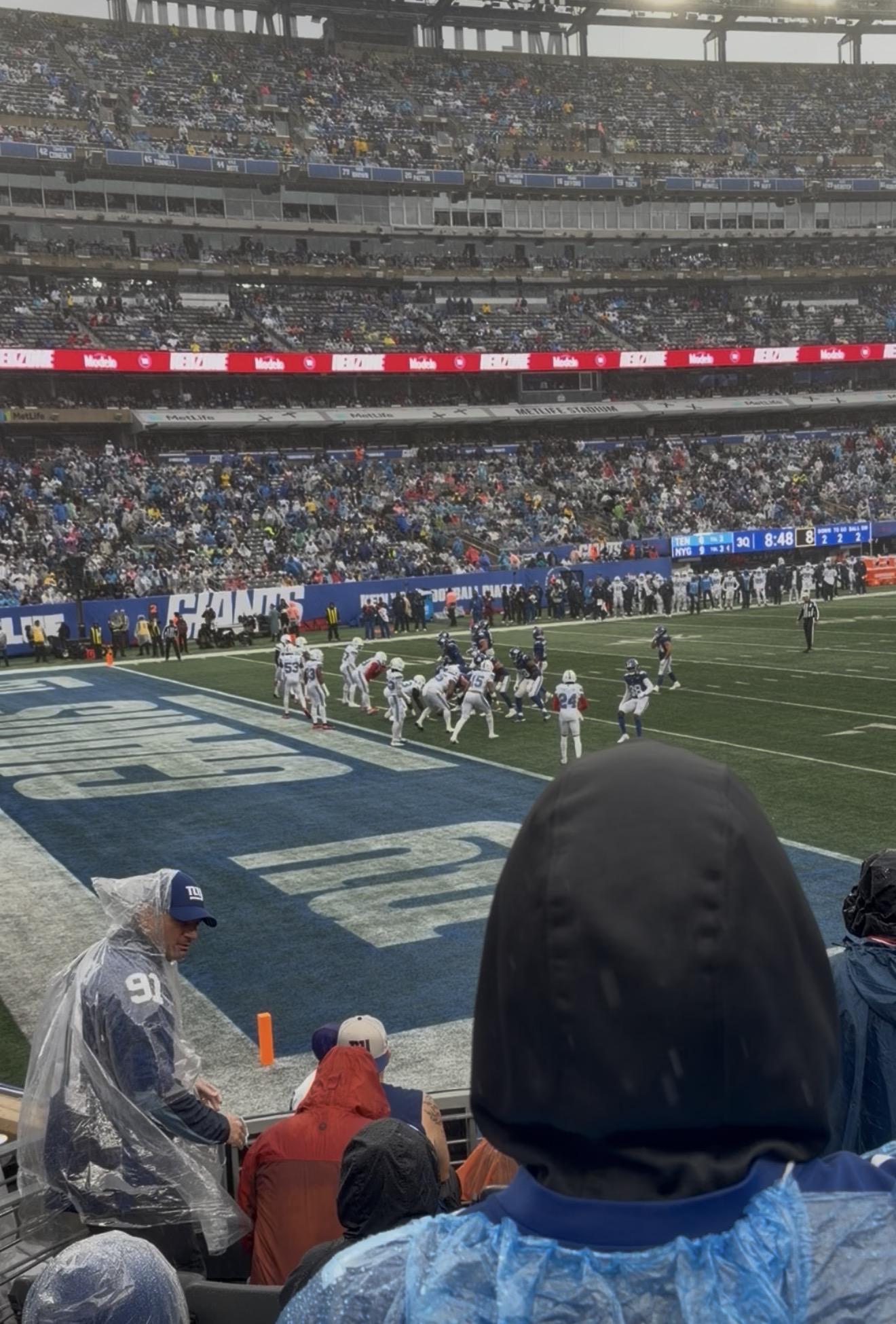 Real Fan View taken from Section 118 at MetLife Stadium by Tyler B
