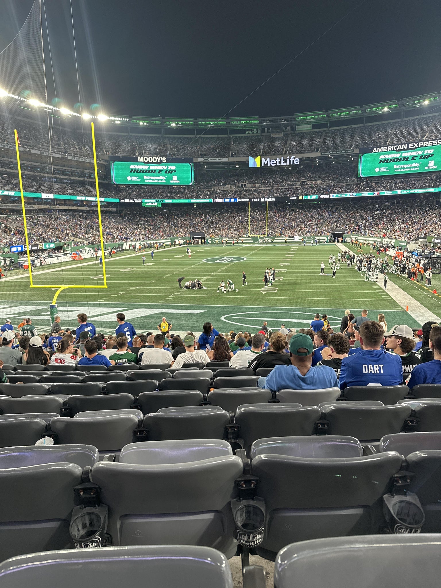 Real Fan View taken from Section 124 at MetLife Stadium by Sam D