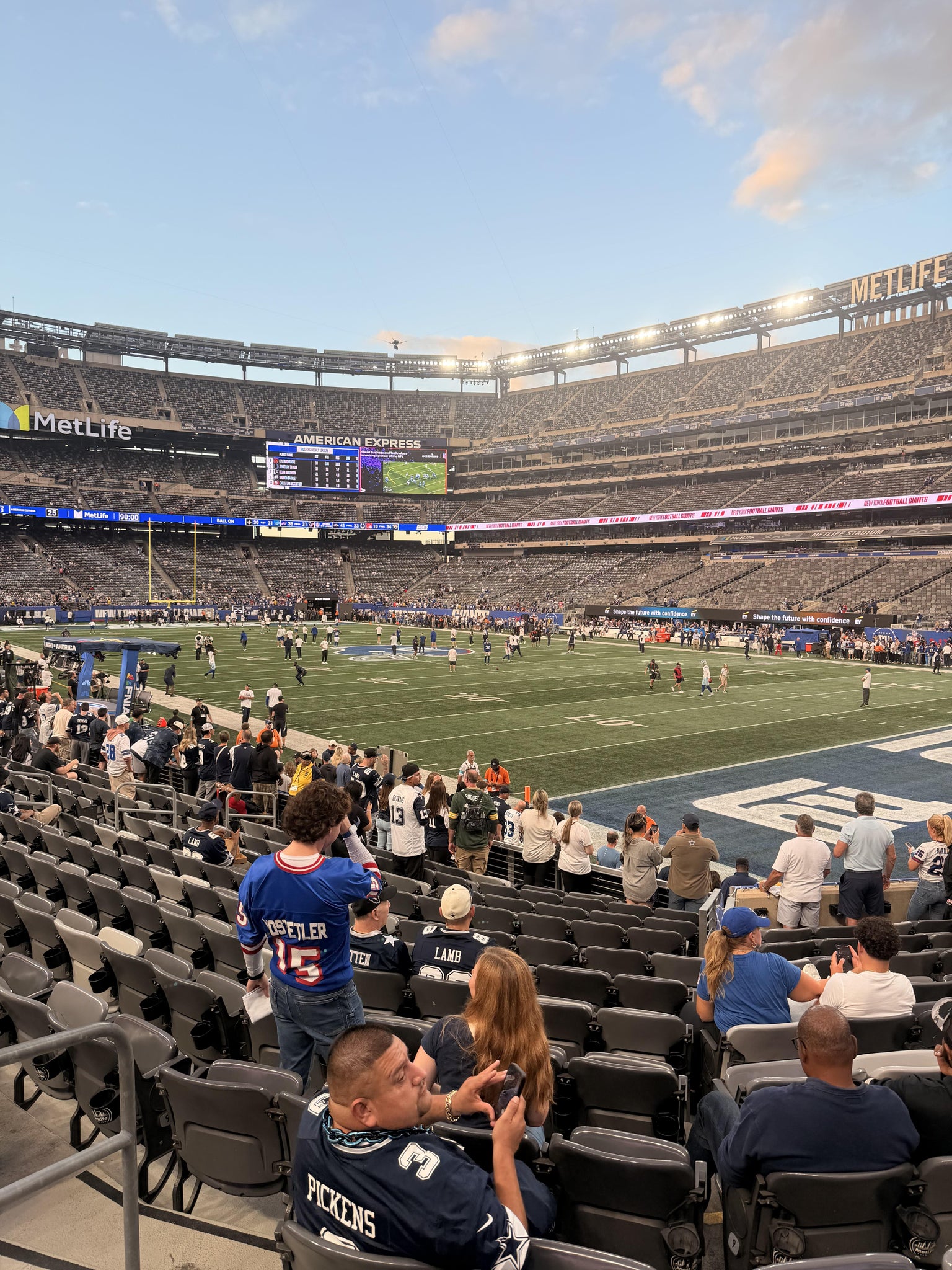 Real Fan View taken from Section 131 at MetLife Stadium by Connie H