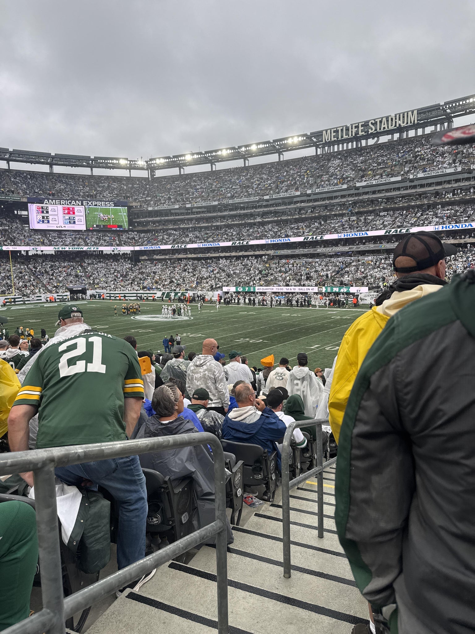 Real Fan View taken from Section 133 at MetLife Stadium by Euri C