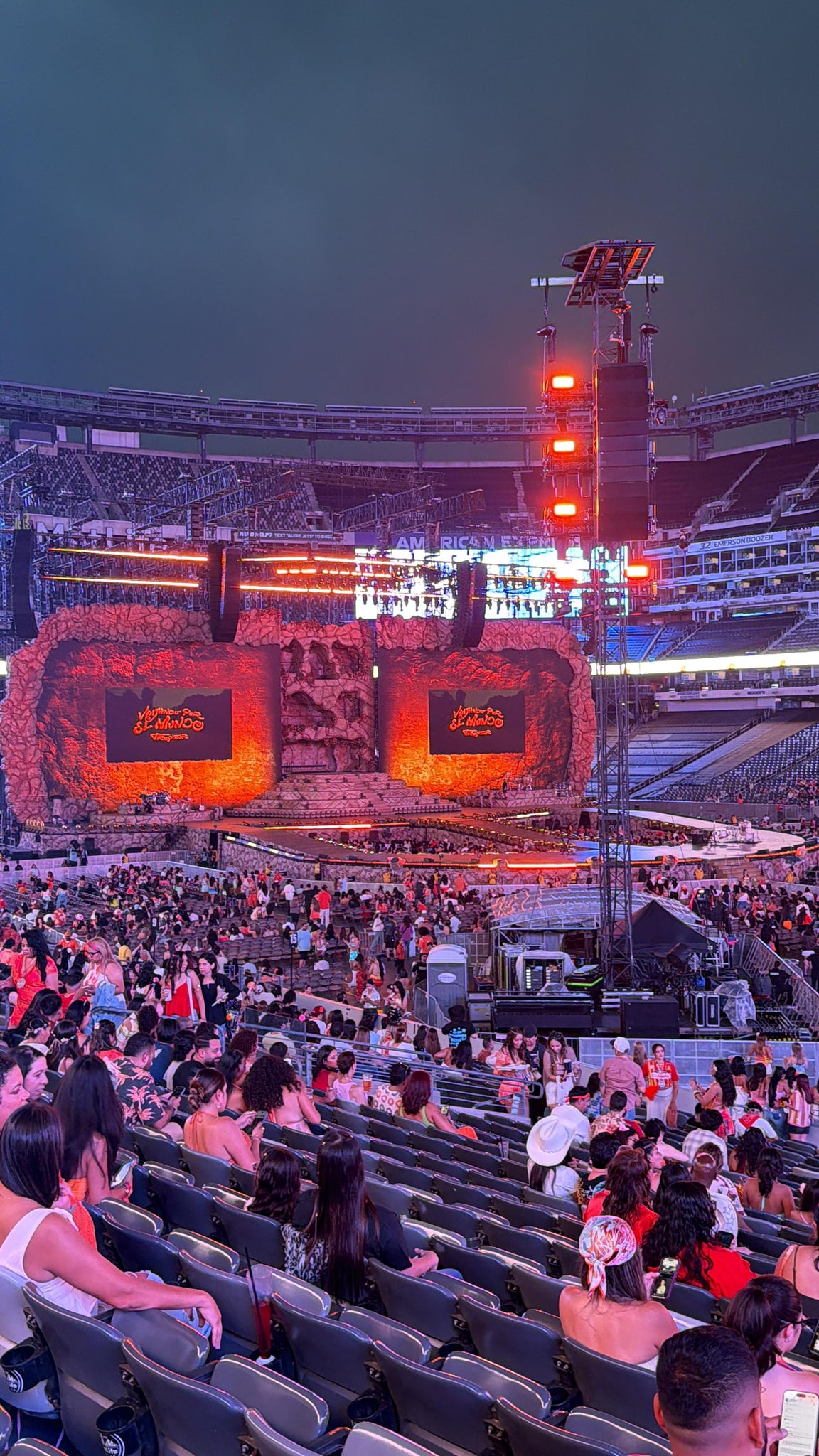 Real Fan View taken from Section 134 at MetLife Stadium by Valentina P