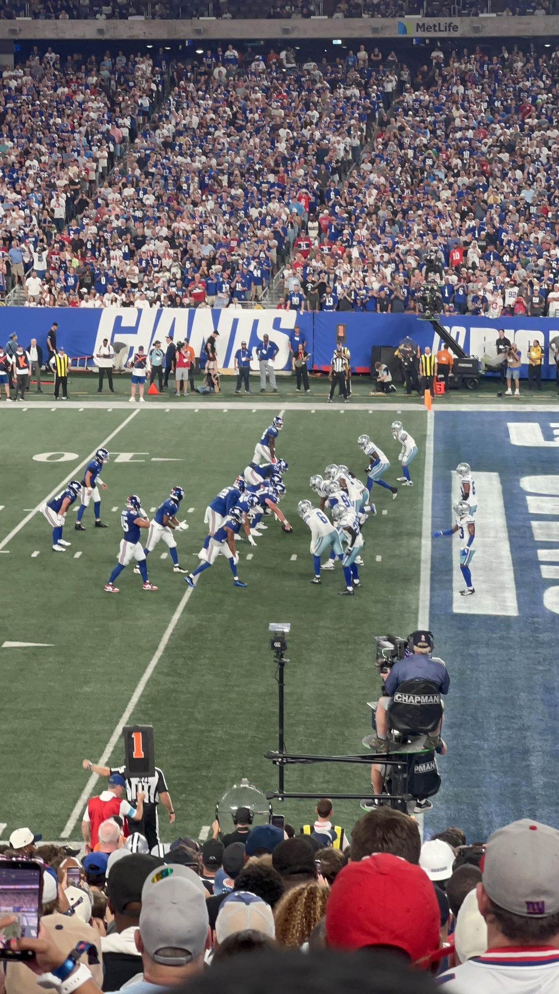 Real Fan View taken from Section 134 at MetLife Stadium by Jason L