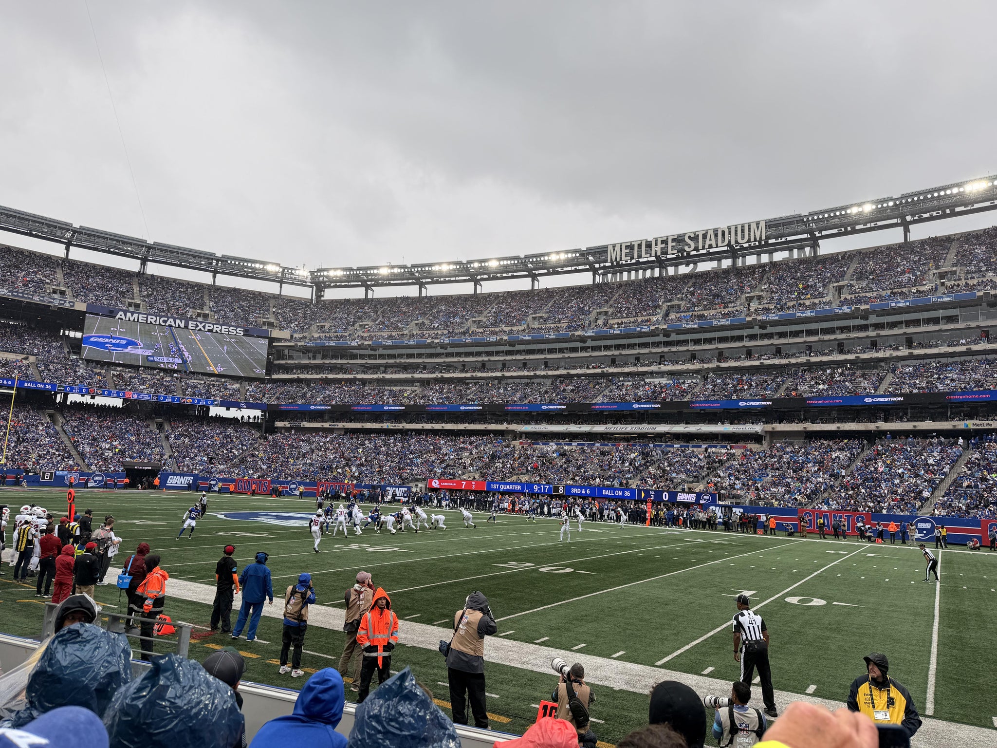 Real Fan View taken from Section 134 at MetLife Stadium by Dylan B