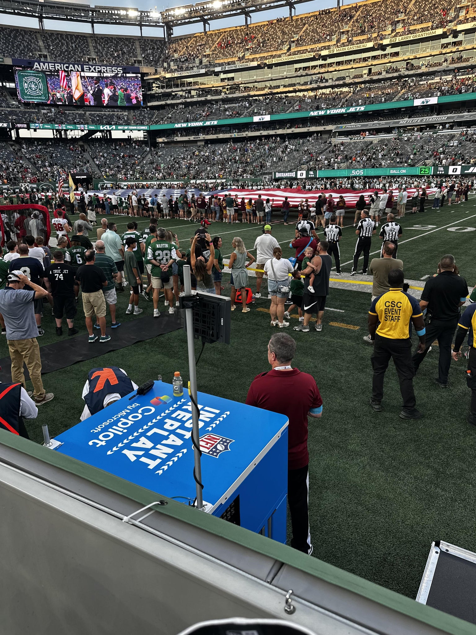 Real Fan View taken from Section 135 at MetLife Stadium by Julian K