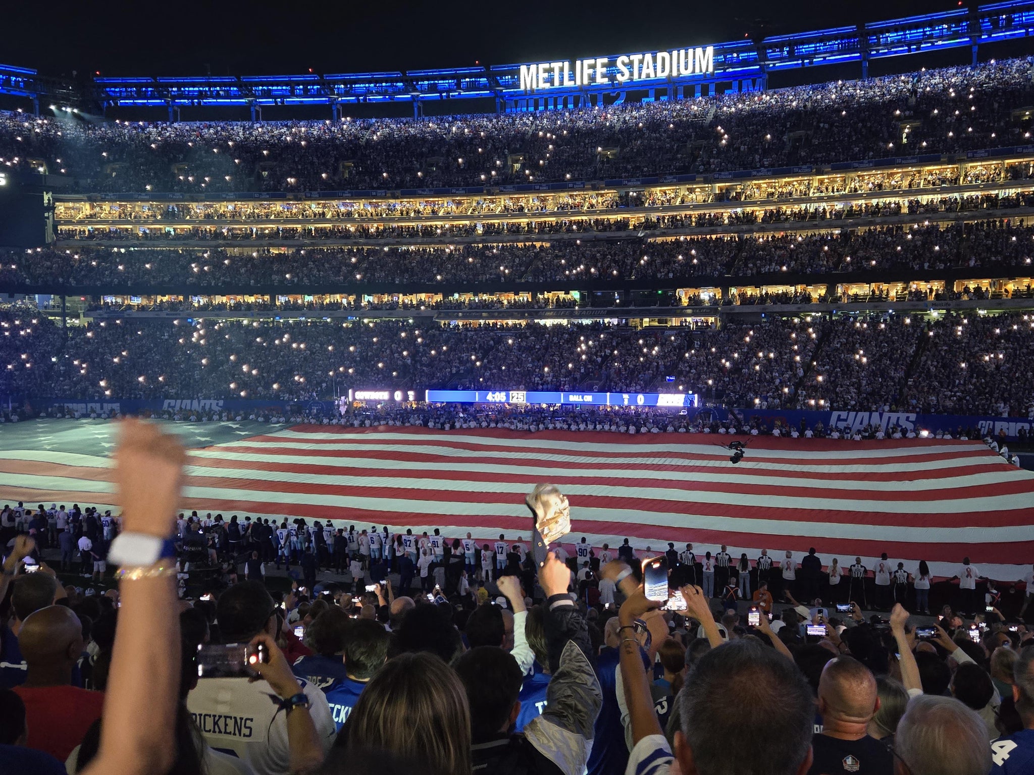 Real Fan View taken from Section 135 at MetLife Stadium by Jennifer S
