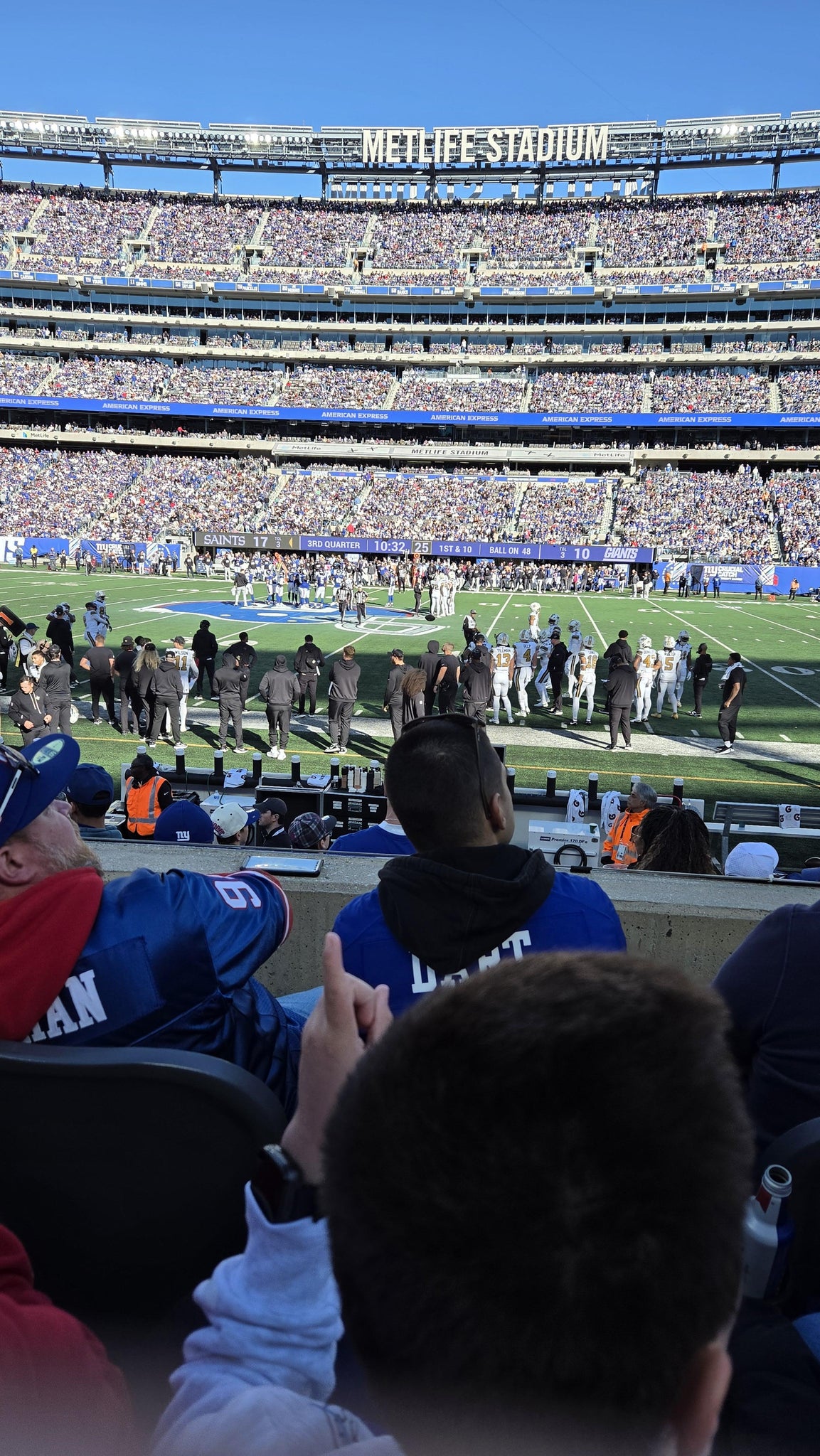 Real Fan View taken from Section 137 at MetLife Stadium by Anthony B