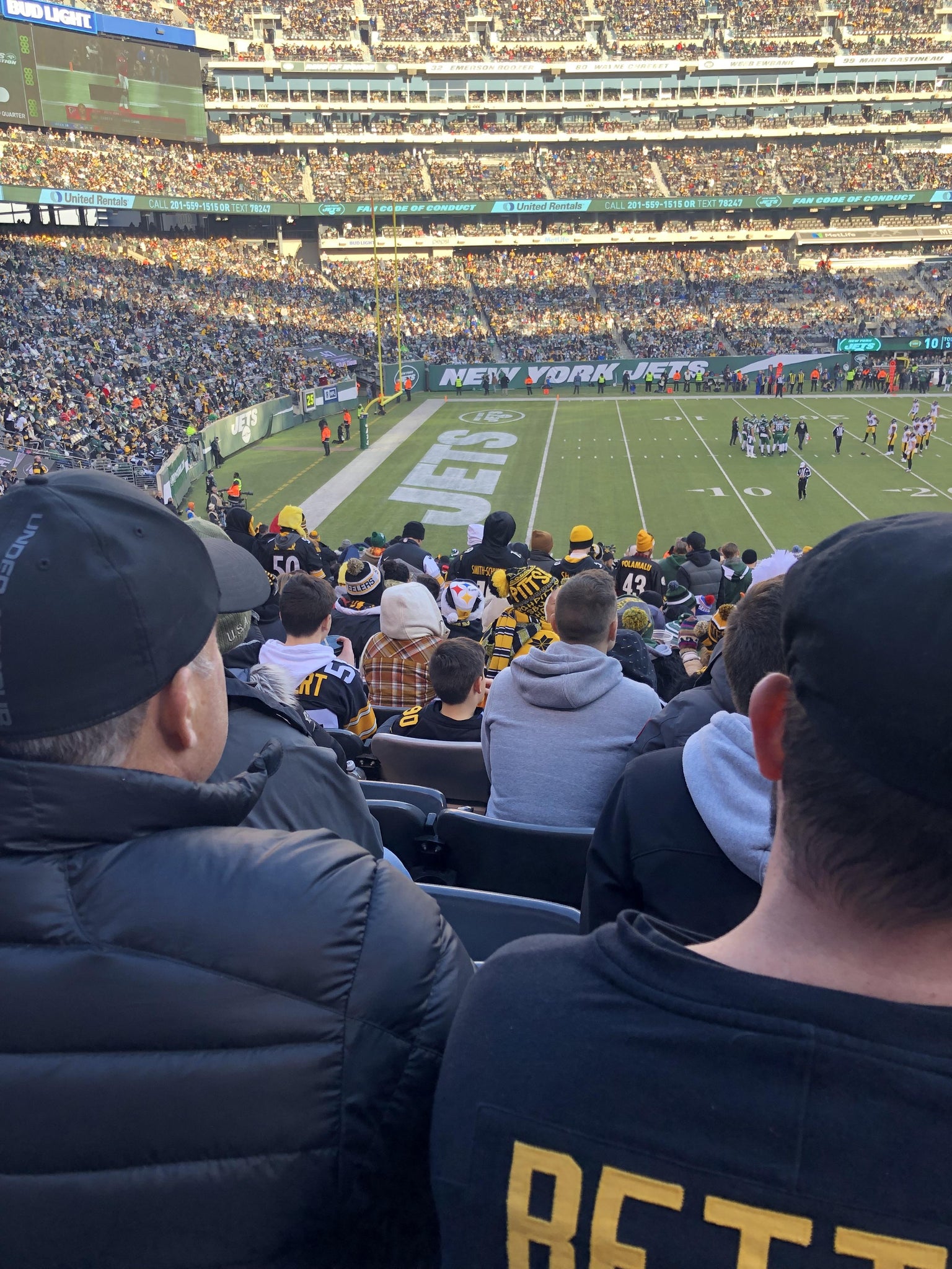 Real Fan View taken from Section 143 at MetLife Stadium by Steve R