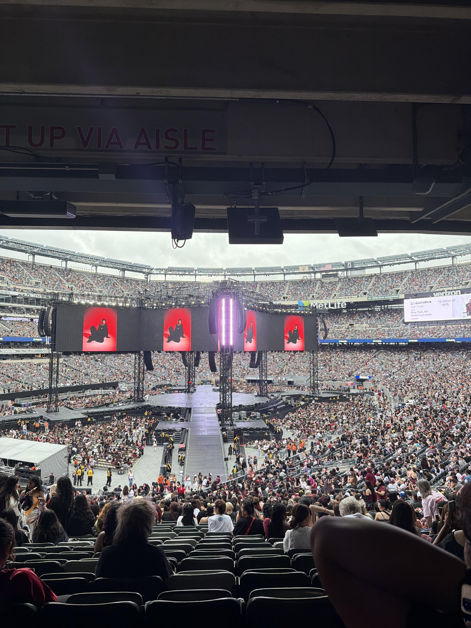 Real Fan View taken from Section 146 at MetLife Stadium by Lakshmi tejaswini chandra P