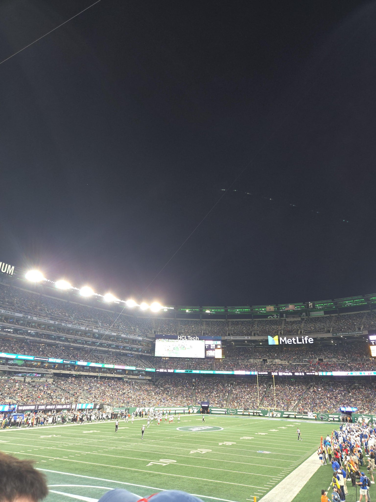 Real Fan View taken from Section 148 at MetLife Stadium by Elizabeth R