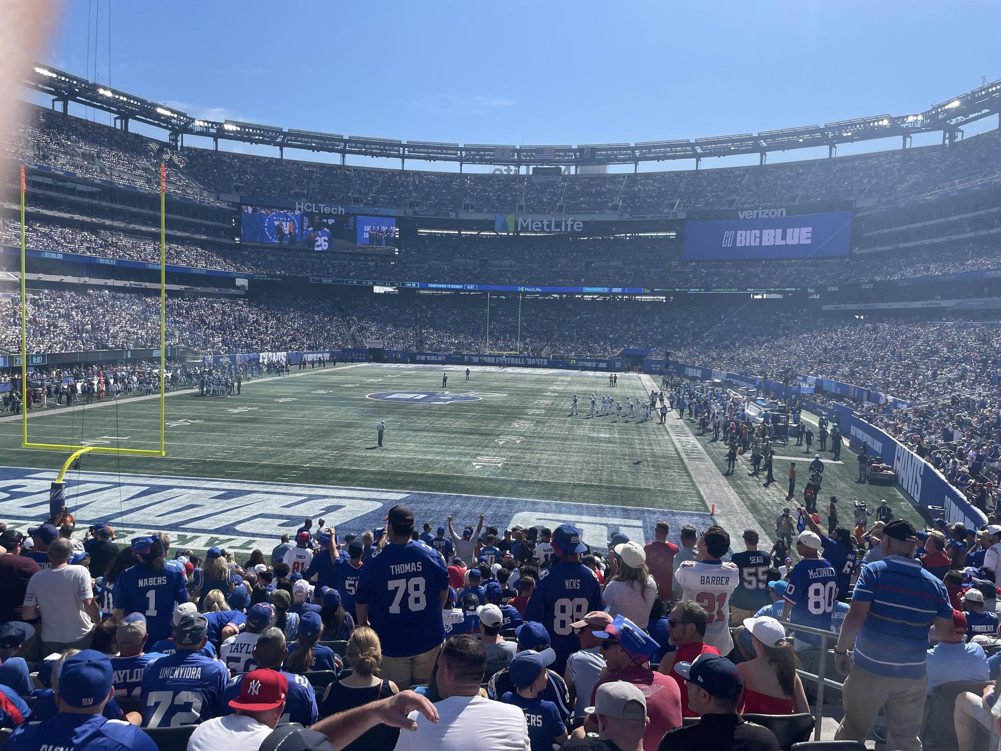 Real Fan View taken from Section 149 at MetLife Stadium by Michael P