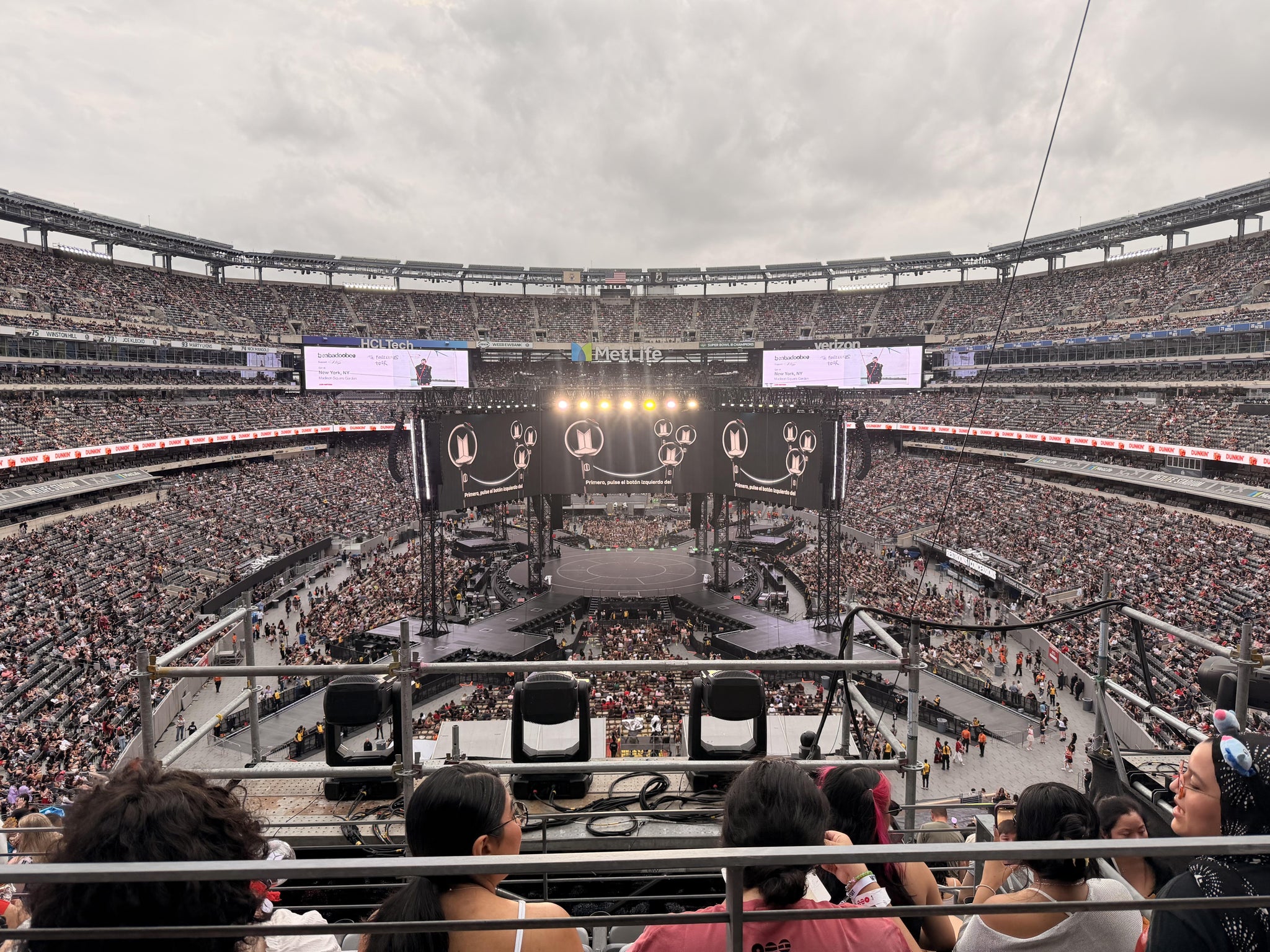 Real Fan View taken from Section 201 at MetLife Stadium by Victoria S