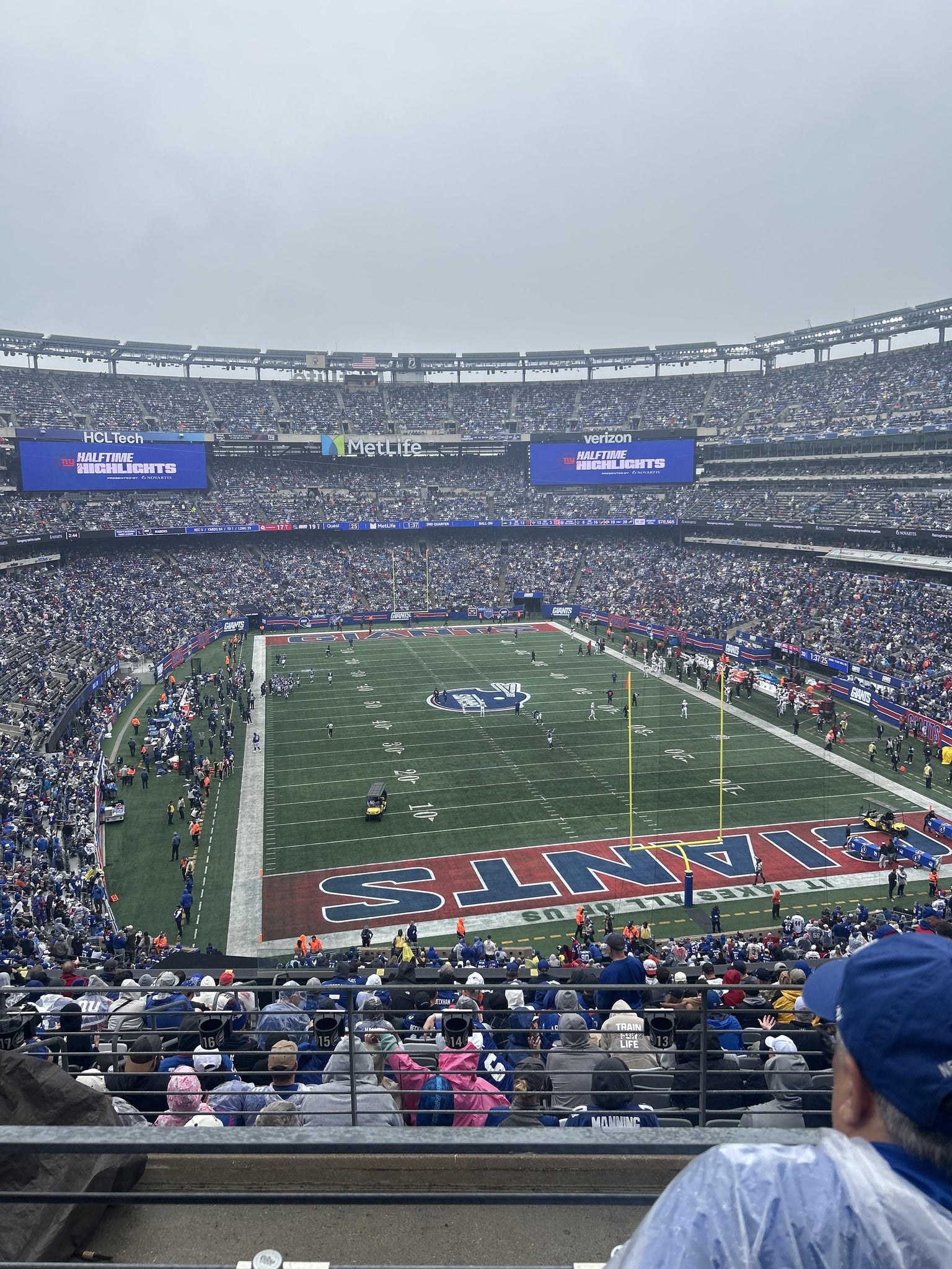 Real Fan View taken from Section 203 B at MetLife Stadium by Jose M