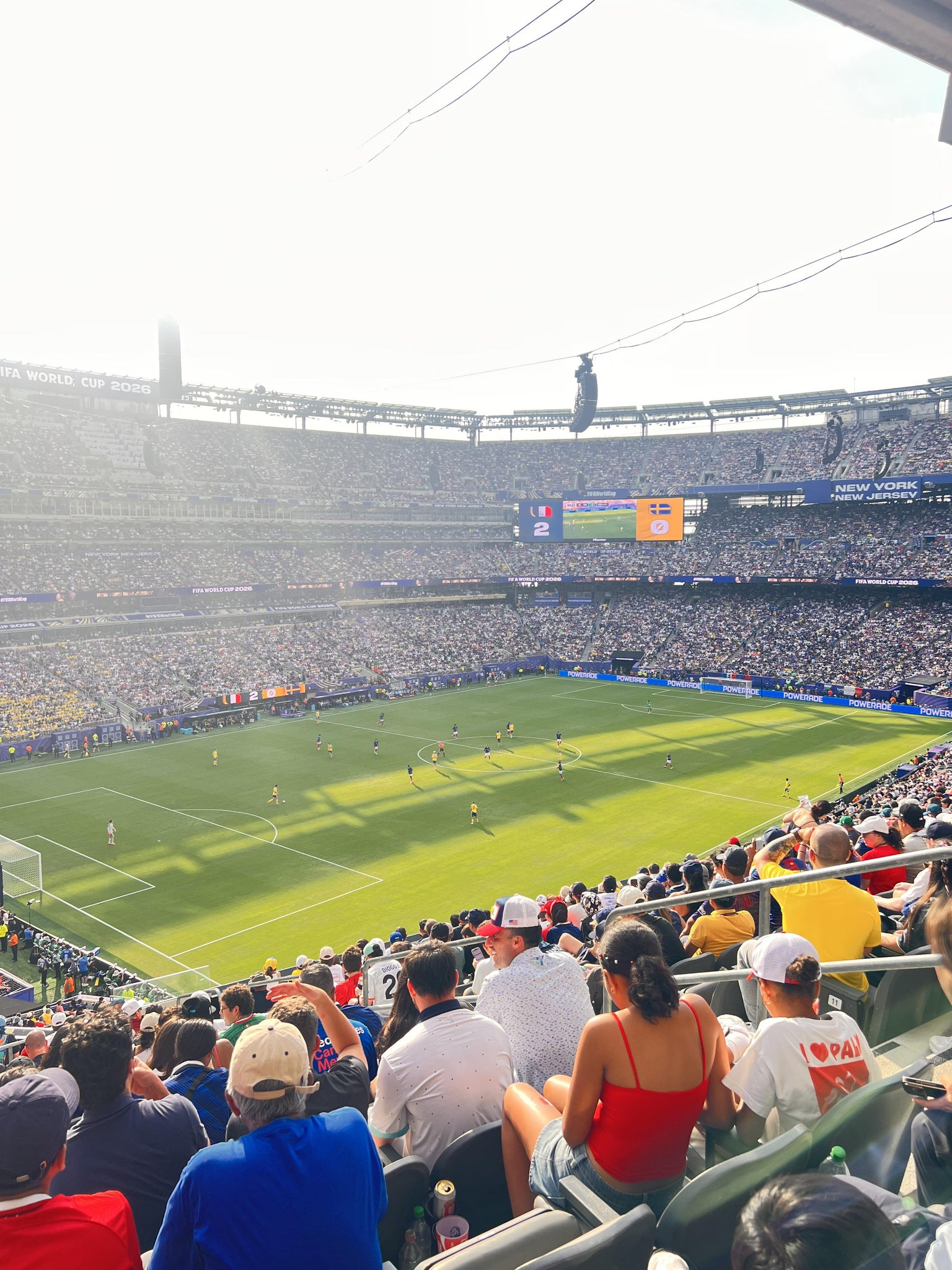 Real Fan View taken from Section 220 C at MetLife Stadium by Olivia D