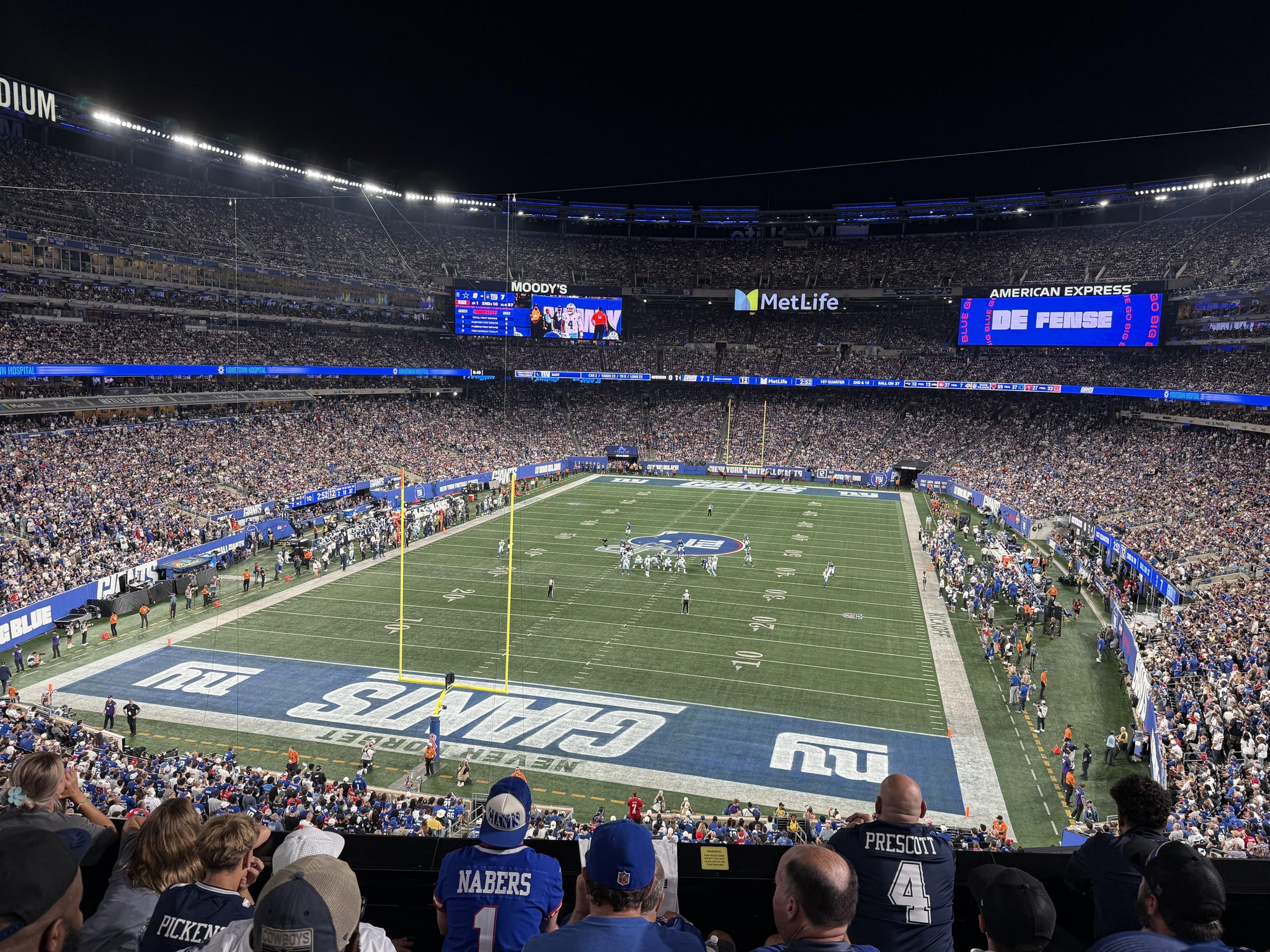 Real Fan View taken from Section 224 A at MetLife Stadium by Matthew S