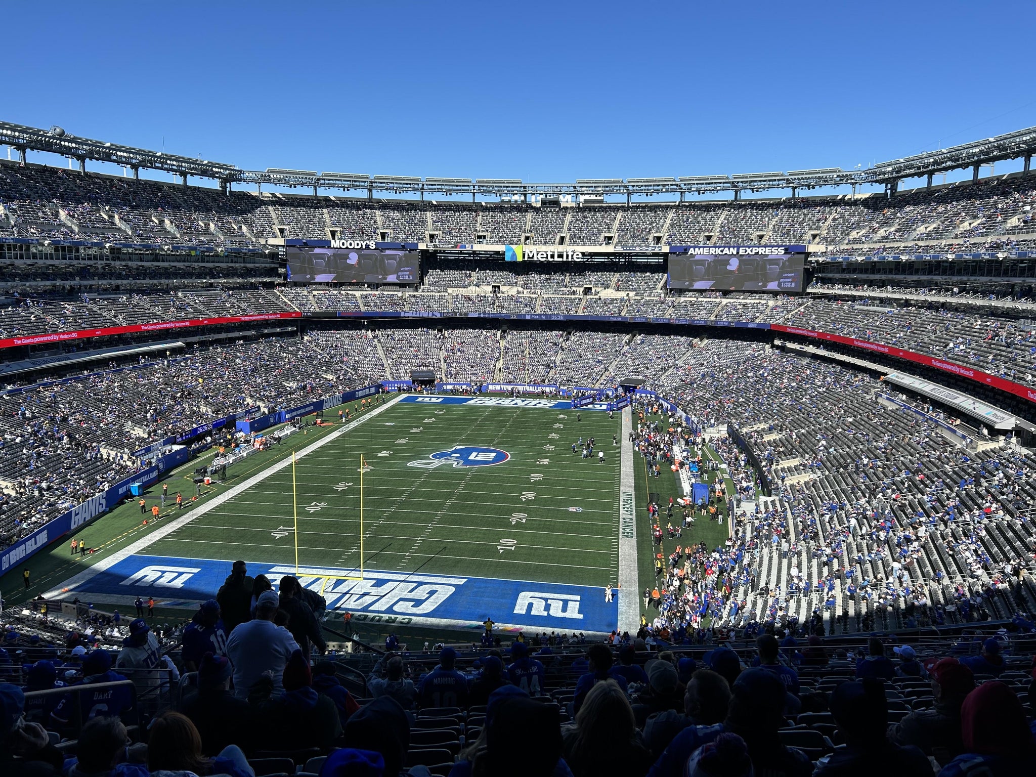 Real Fan View taken from Section 224 B at MetLife Stadium by Alma E