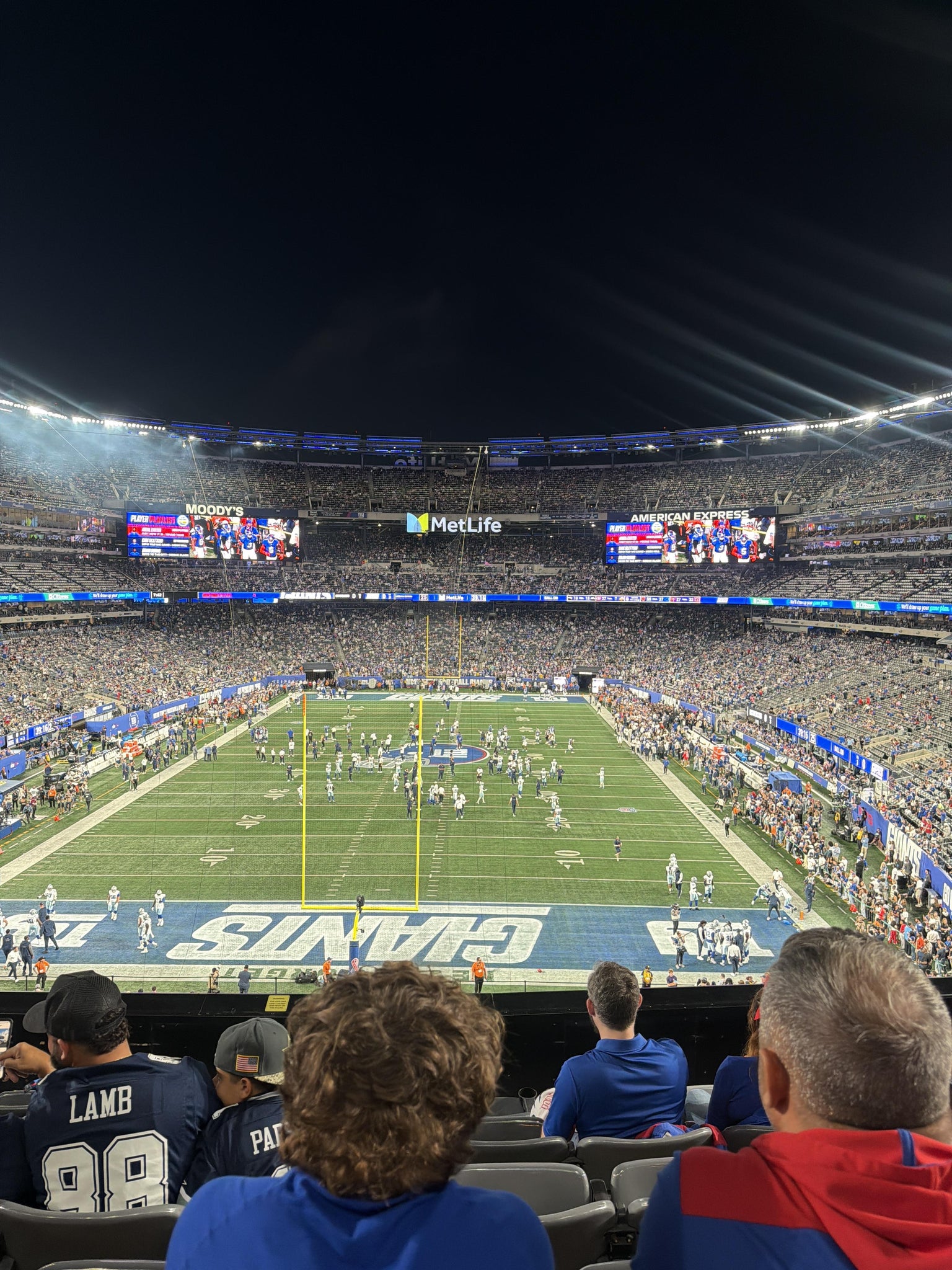 Real Fan View taken from Section 225 A at MetLife Stadium by Francisco C