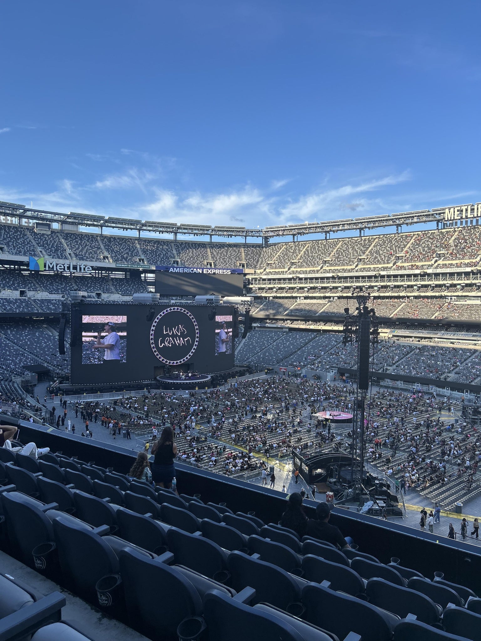 Real Fan View taken from Section 233 at MetLife Stadium by Geraldine R