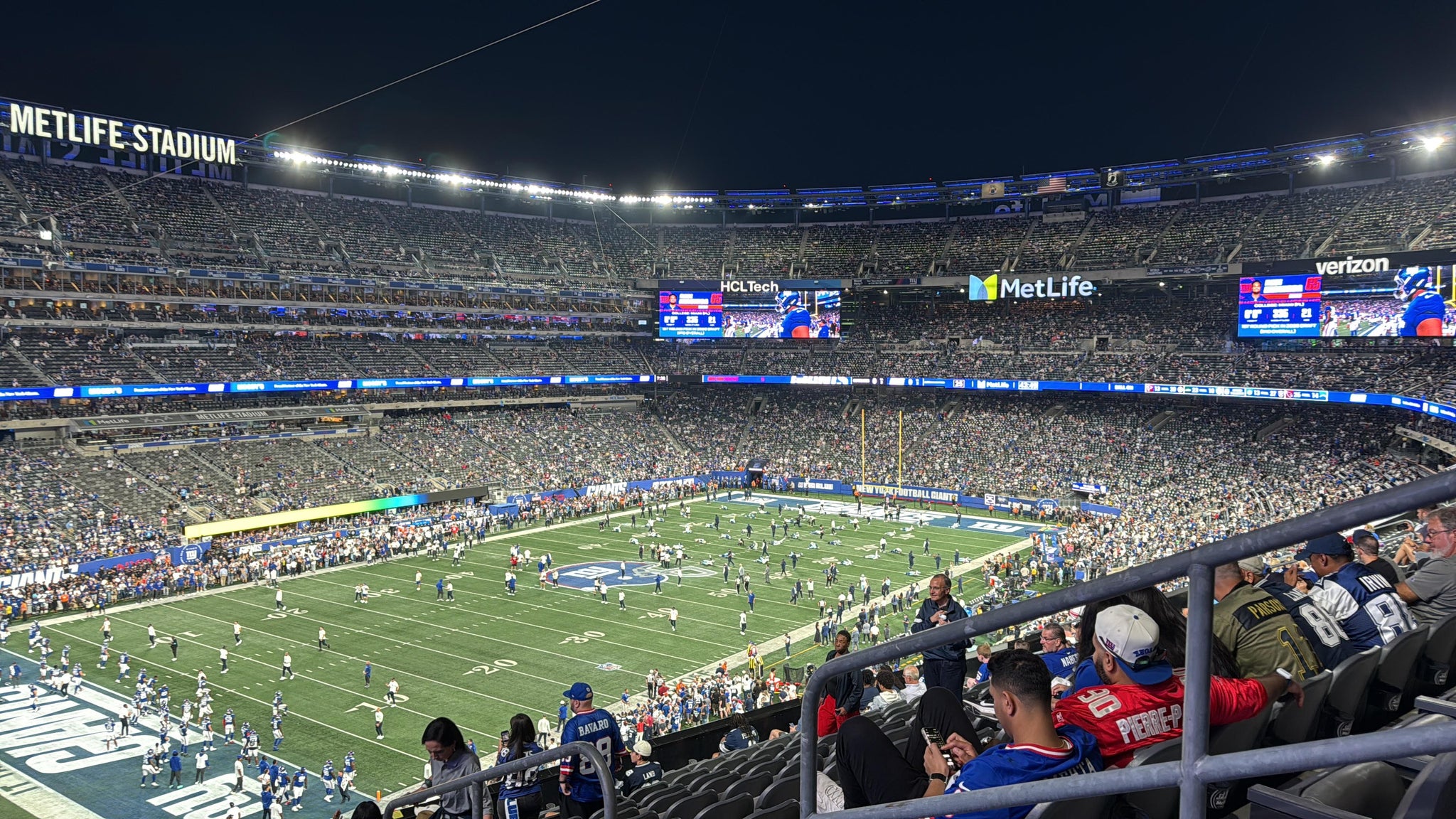 Real Fan View taken from Section 245 C at MetLife Stadium by Jaime M