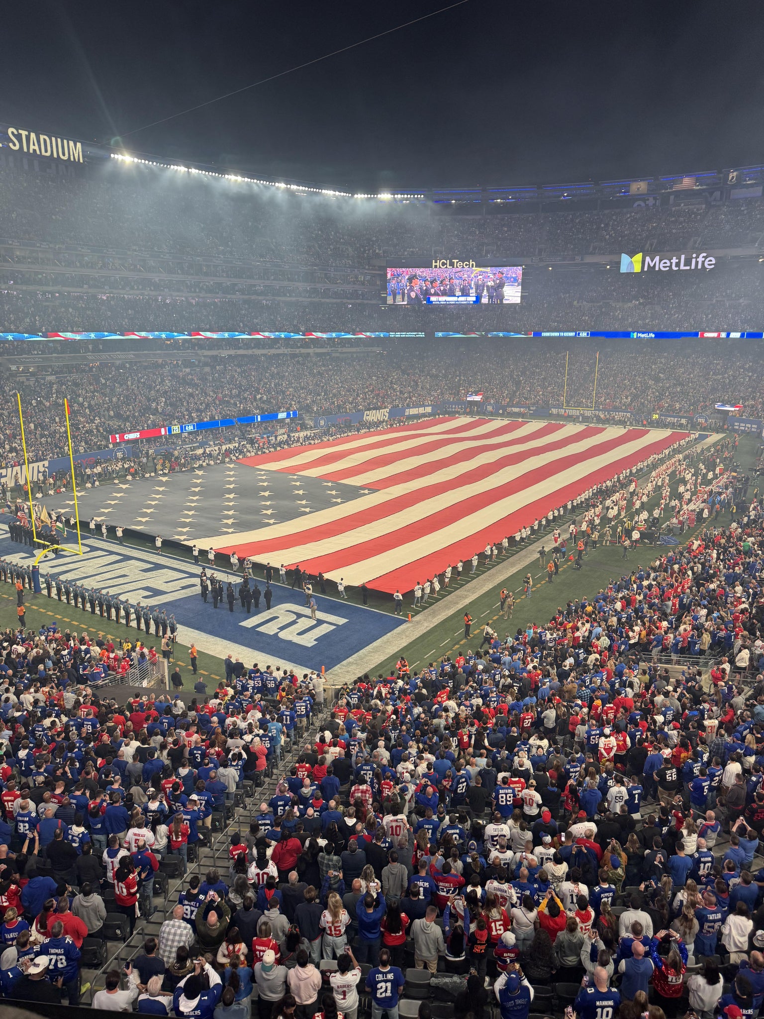 Real Fan View taken from Section 246 A at MetLife Stadium by Andrew B
