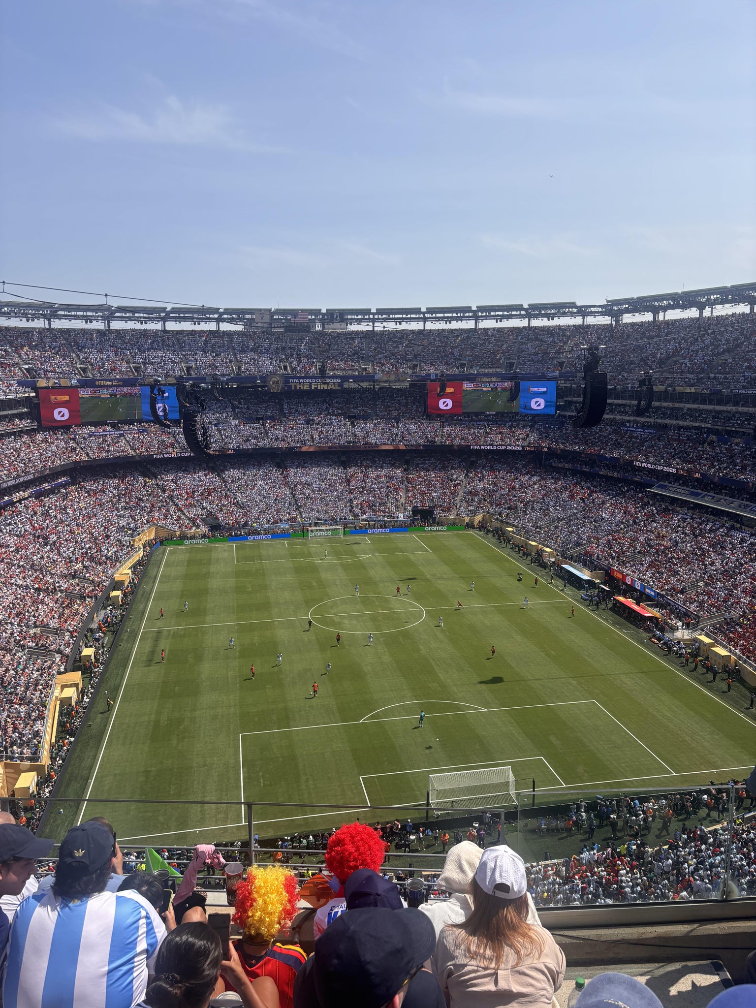 Vue réelle des fans prise de la Section 303 au site MetLife Stadium par Jesus enrique V