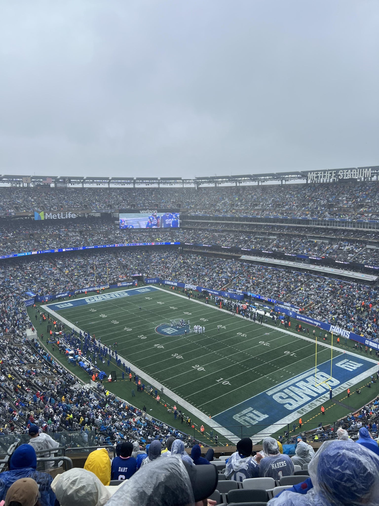 Real Fan View taken from Section 306 at MetLife Stadium by Sasha  A