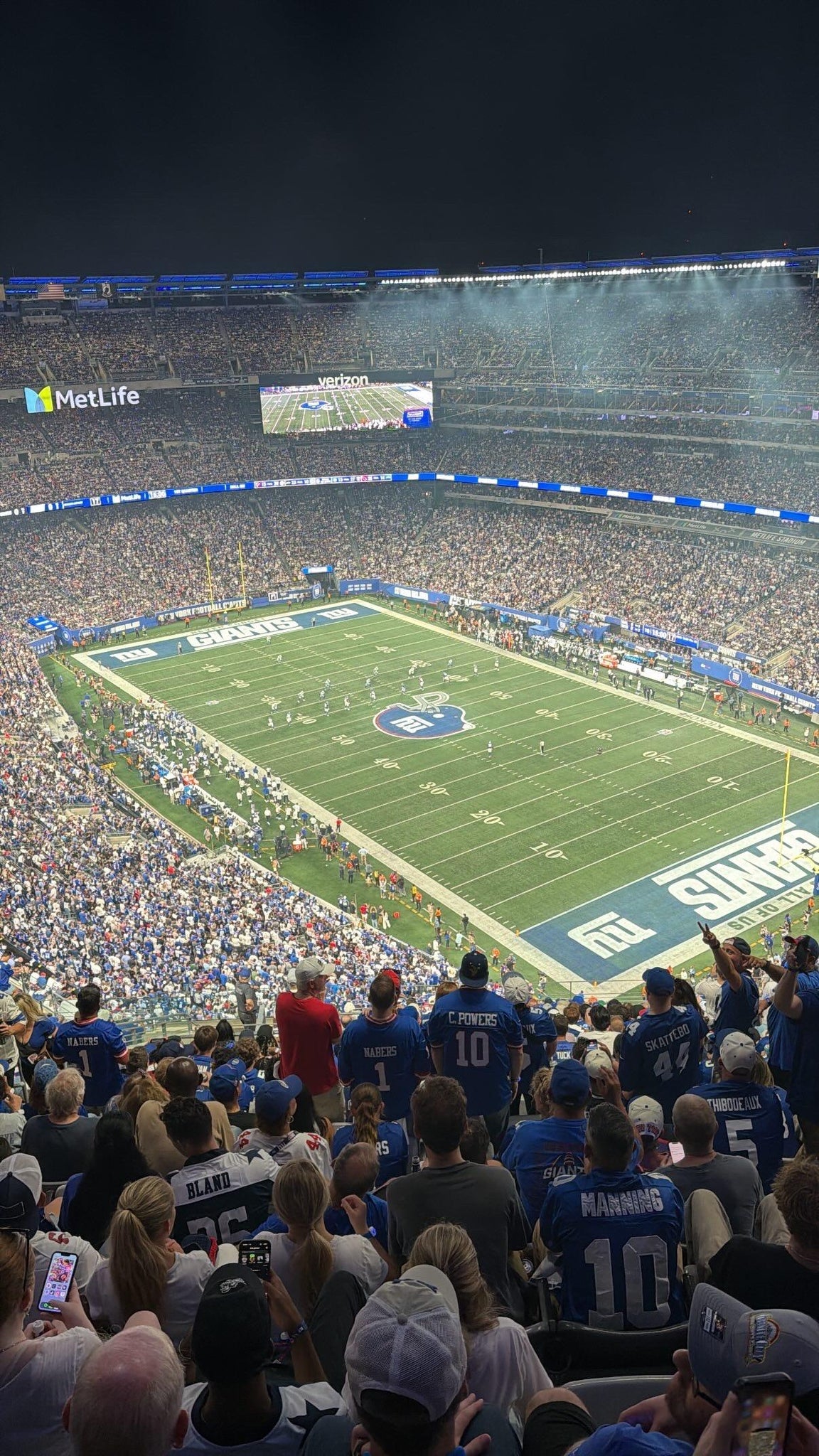 Real Fan View taken from Section 306 at MetLife Stadium by Andrew B